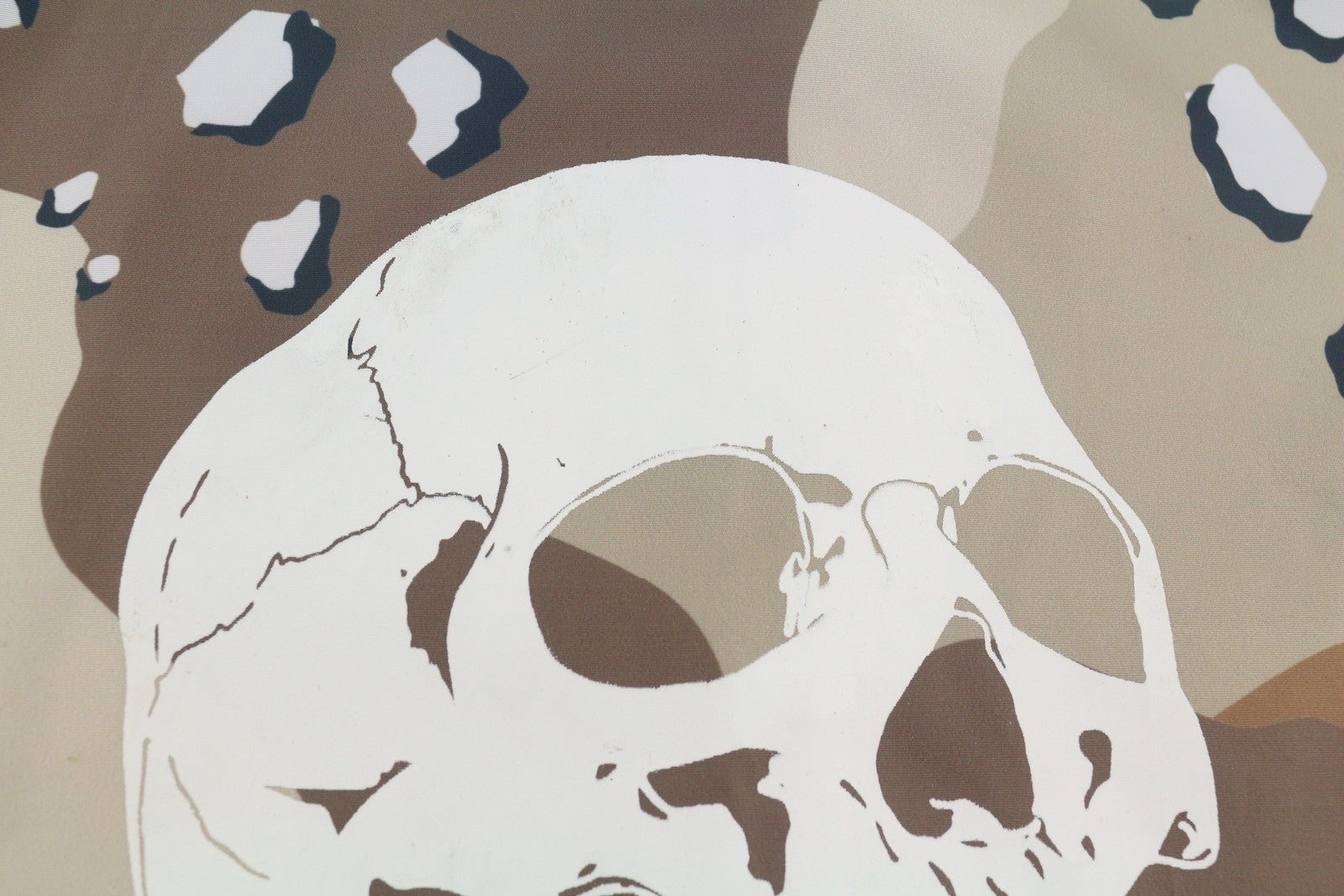 PRIMITIVE SKATEBOARDING Men Jacket L Brown Camouflage Hooded Zip Lightweight