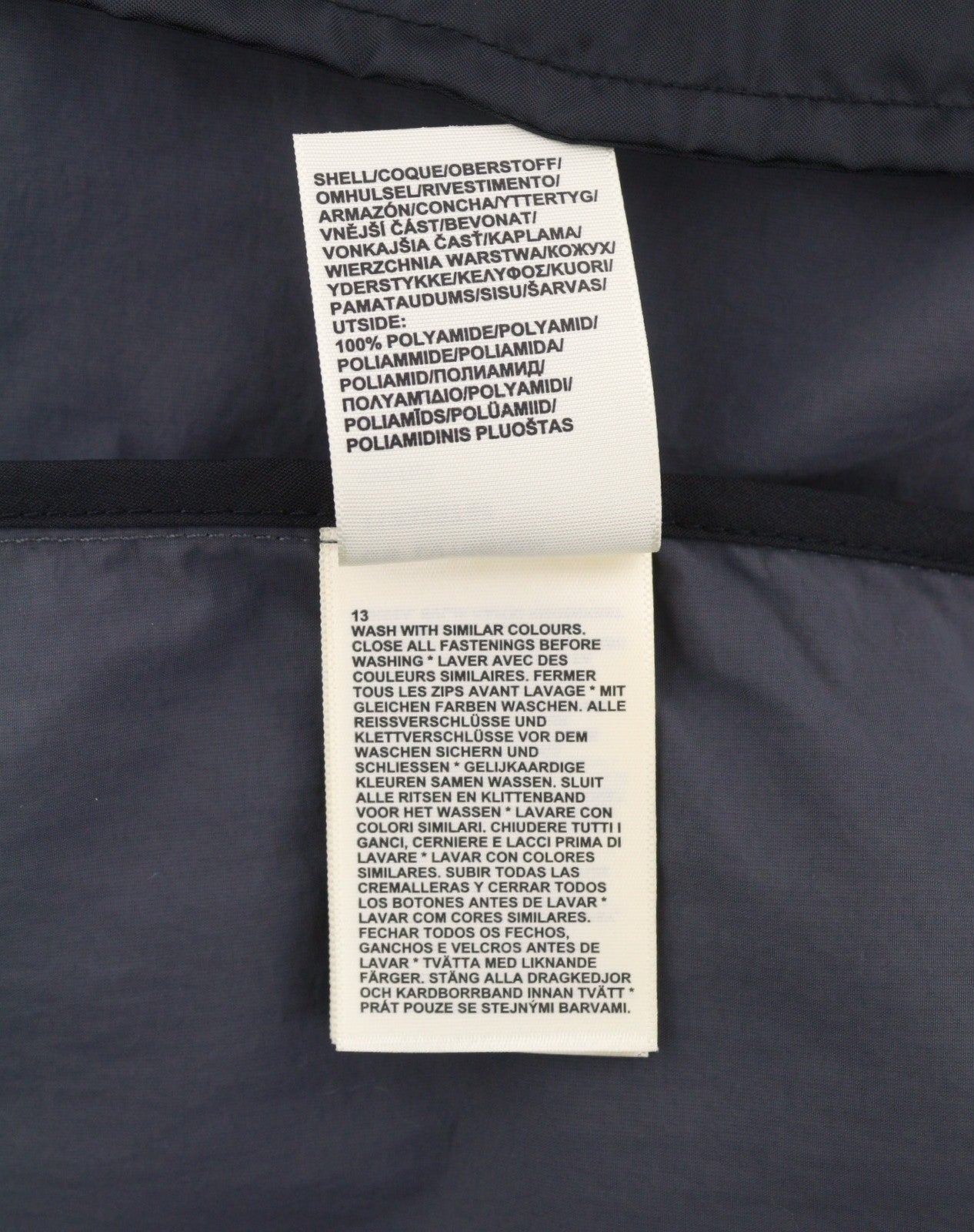 LEE Men Jacket S Washed Black Spread Neck Full Zip Unlined Lightweight