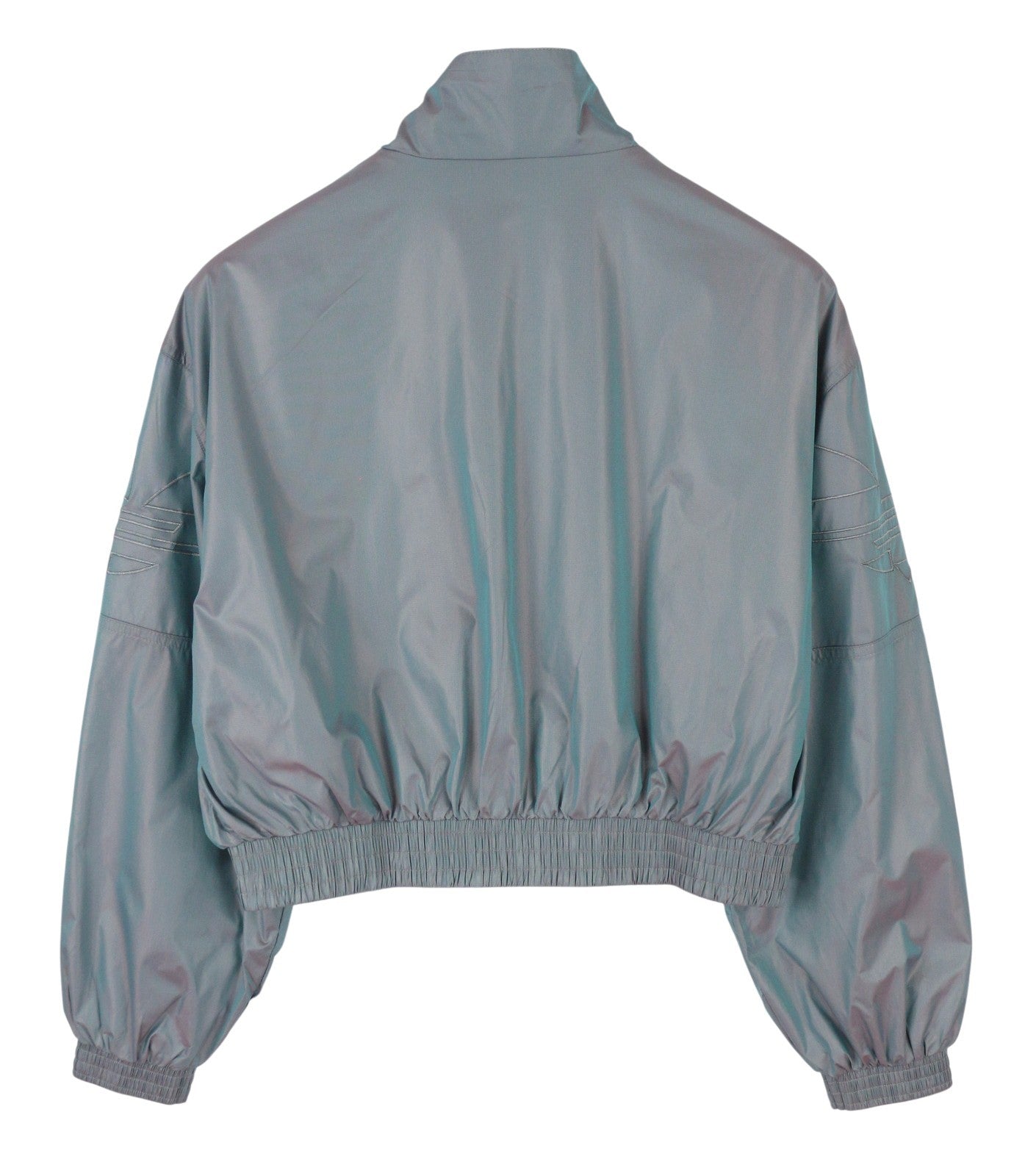 ADIDAS Adicolor Iridescent Track Women Jacket M Prime Green Holographic Sports
