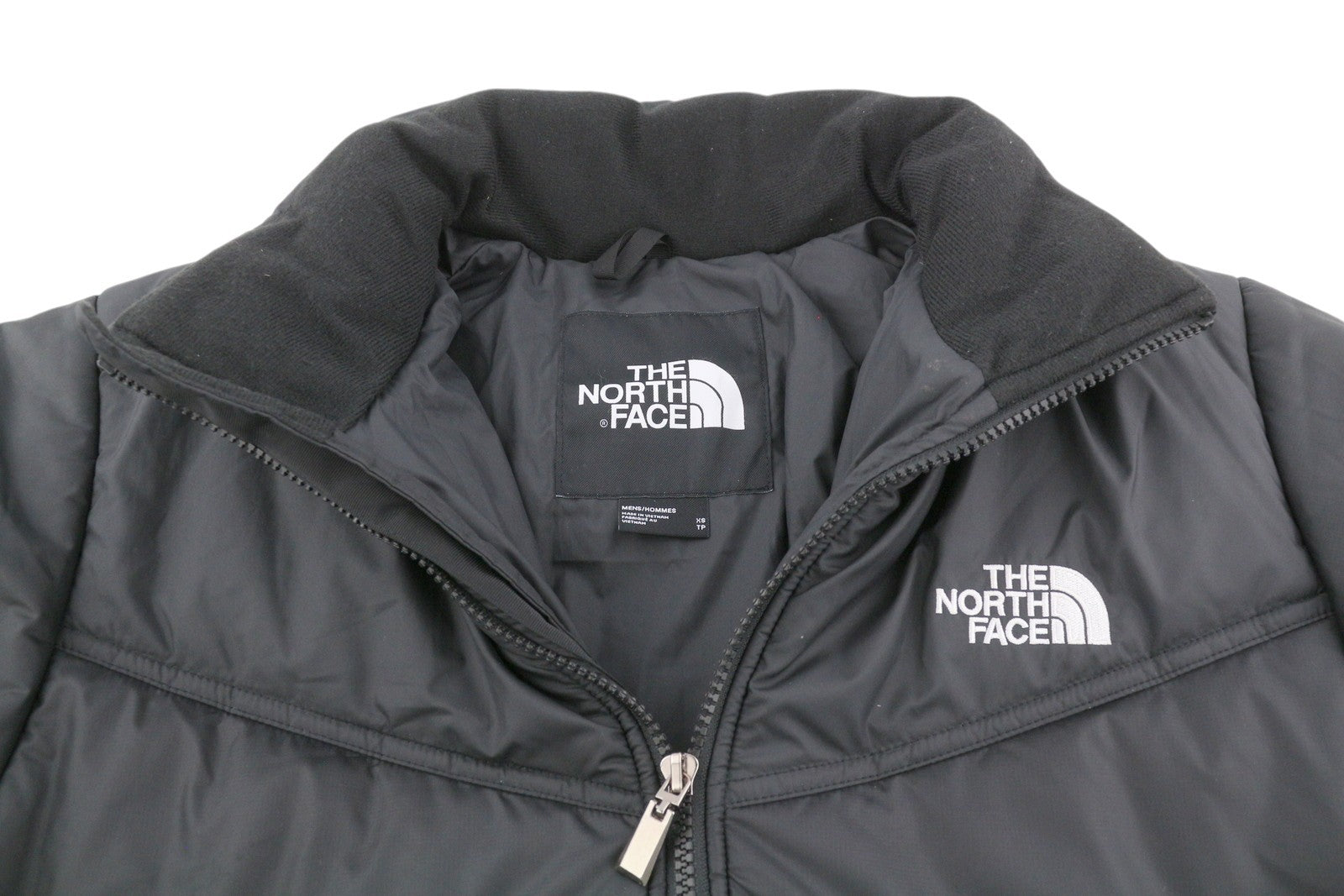 THE NORTH FACE Men's Jacket XS Black Insulated High Neck Zip Puffer