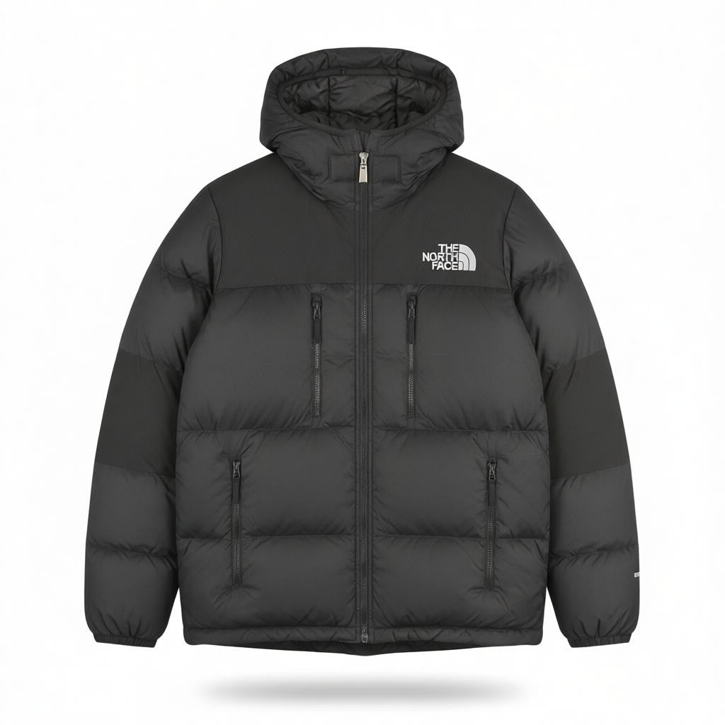 THE NORTH FACE Men's Jacket S Black 550 Down Insulated Zip Puffer