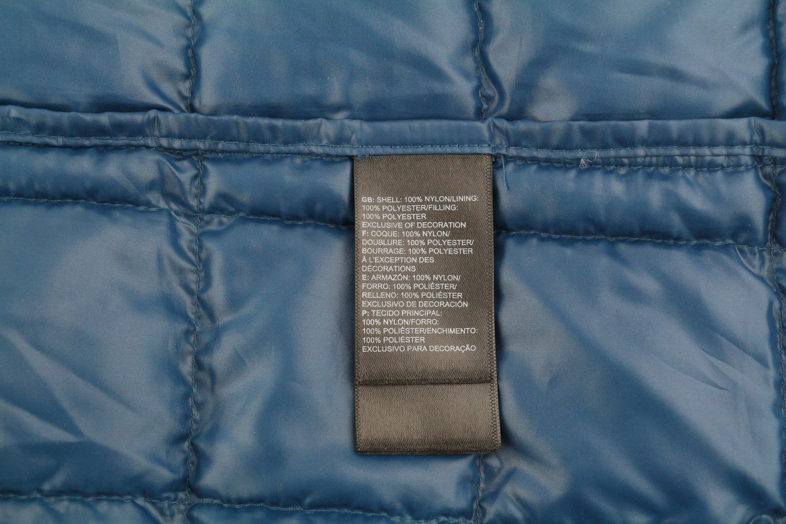 THE NORTH FACE Men's Jacket L Navy Thermoball Eco Quilted Puffer