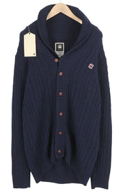 G-STAR RCT New Borre Men's Cardigan 3XL Wool Blend Button Knit