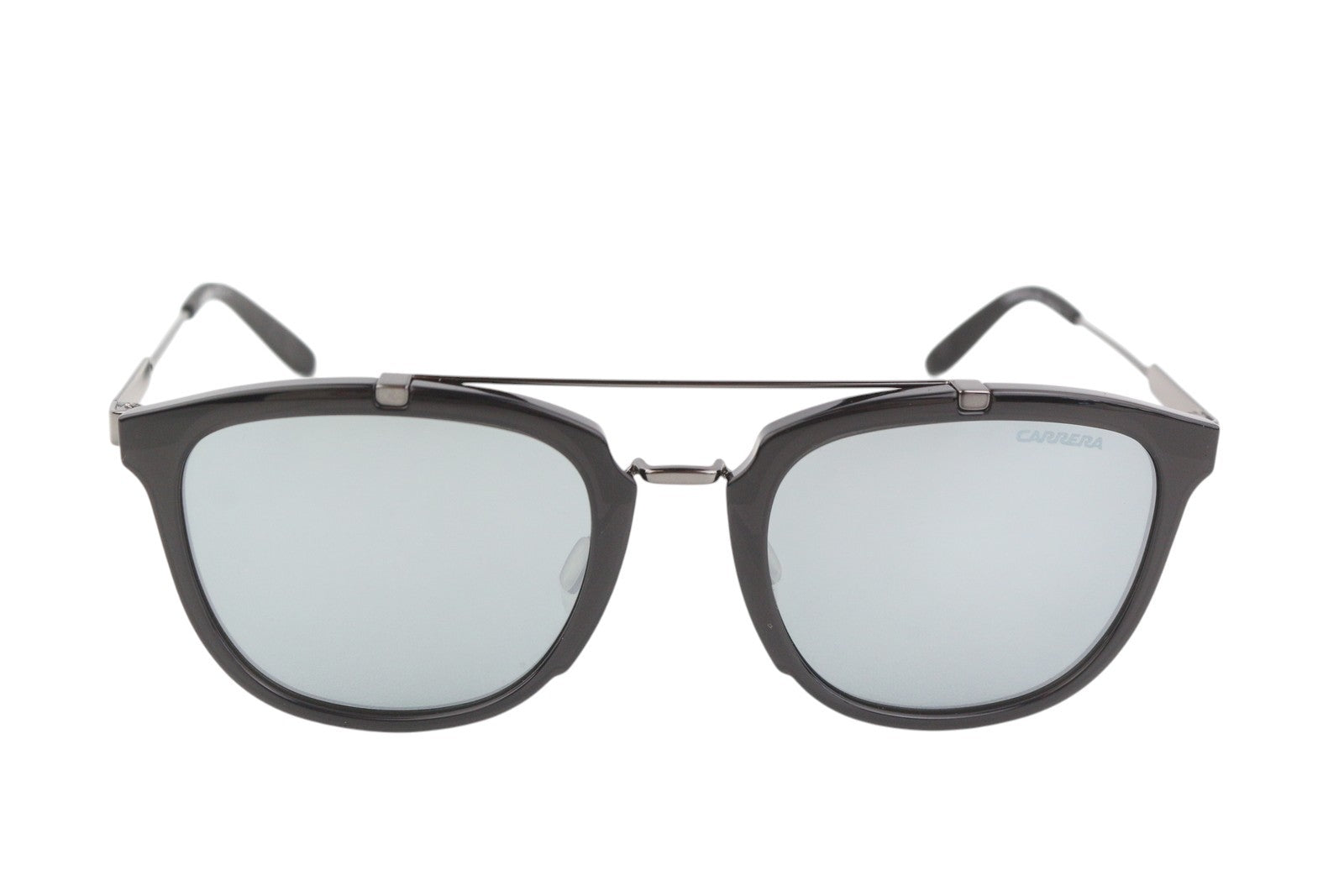 CARRERA 127/S Men Sunglasses Black Silver Tone Frame Tinted Unisex I48T4