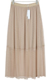 Beige Nylon Skirt