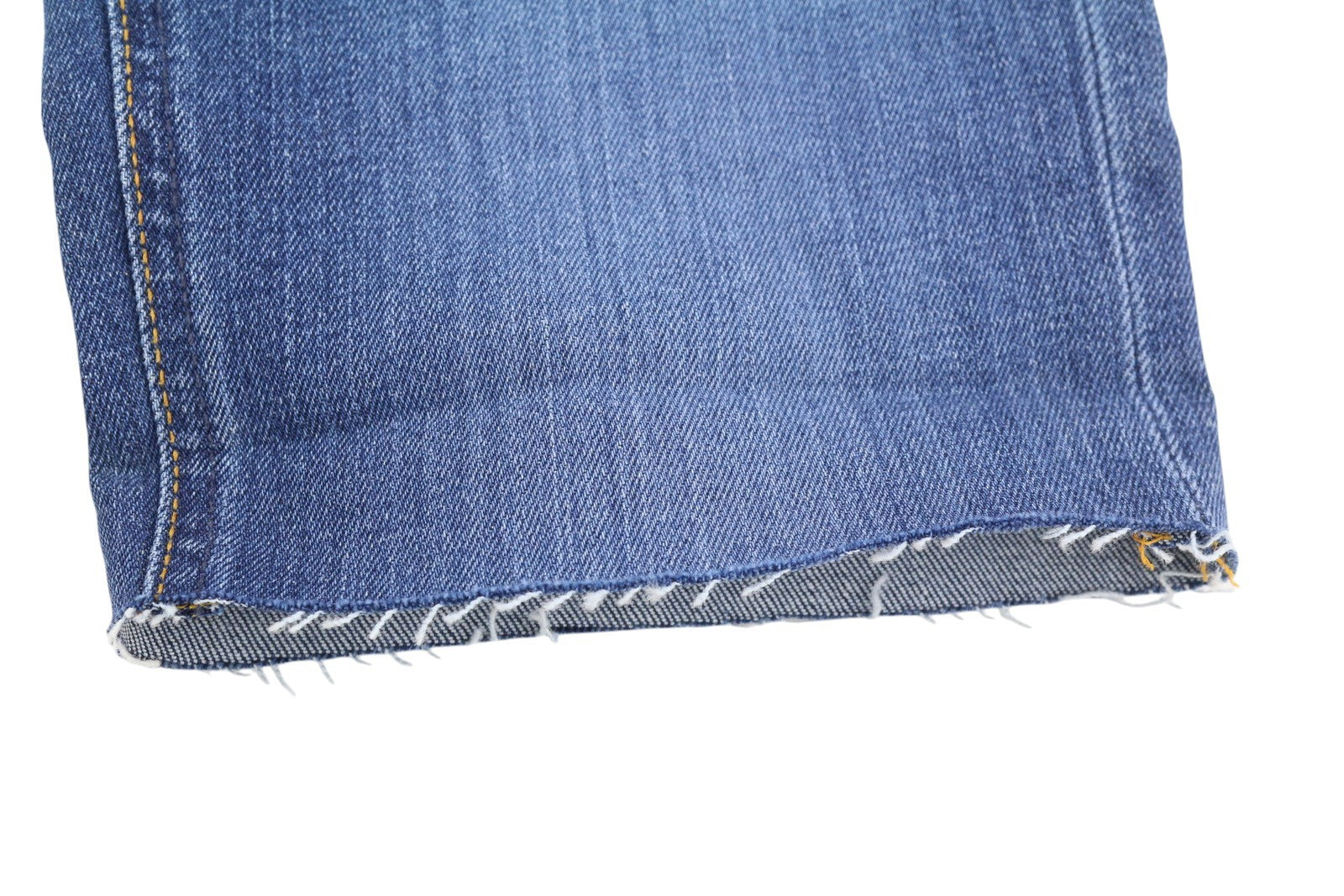 NUDIE JEANS Tube Kelly Men's Shorts W28 Blue Washed Organic Zip Denim