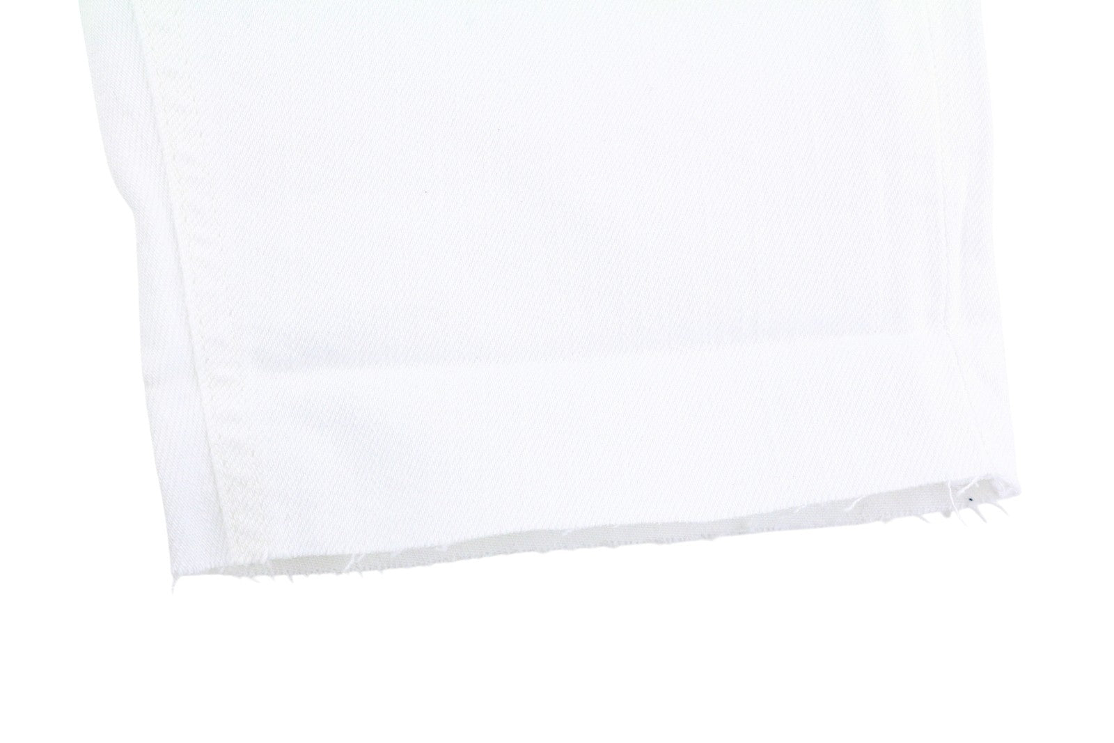 NUDIE JEANS Lean Dean Men's Shorts W29 White Denim Zip Fly Turn Up