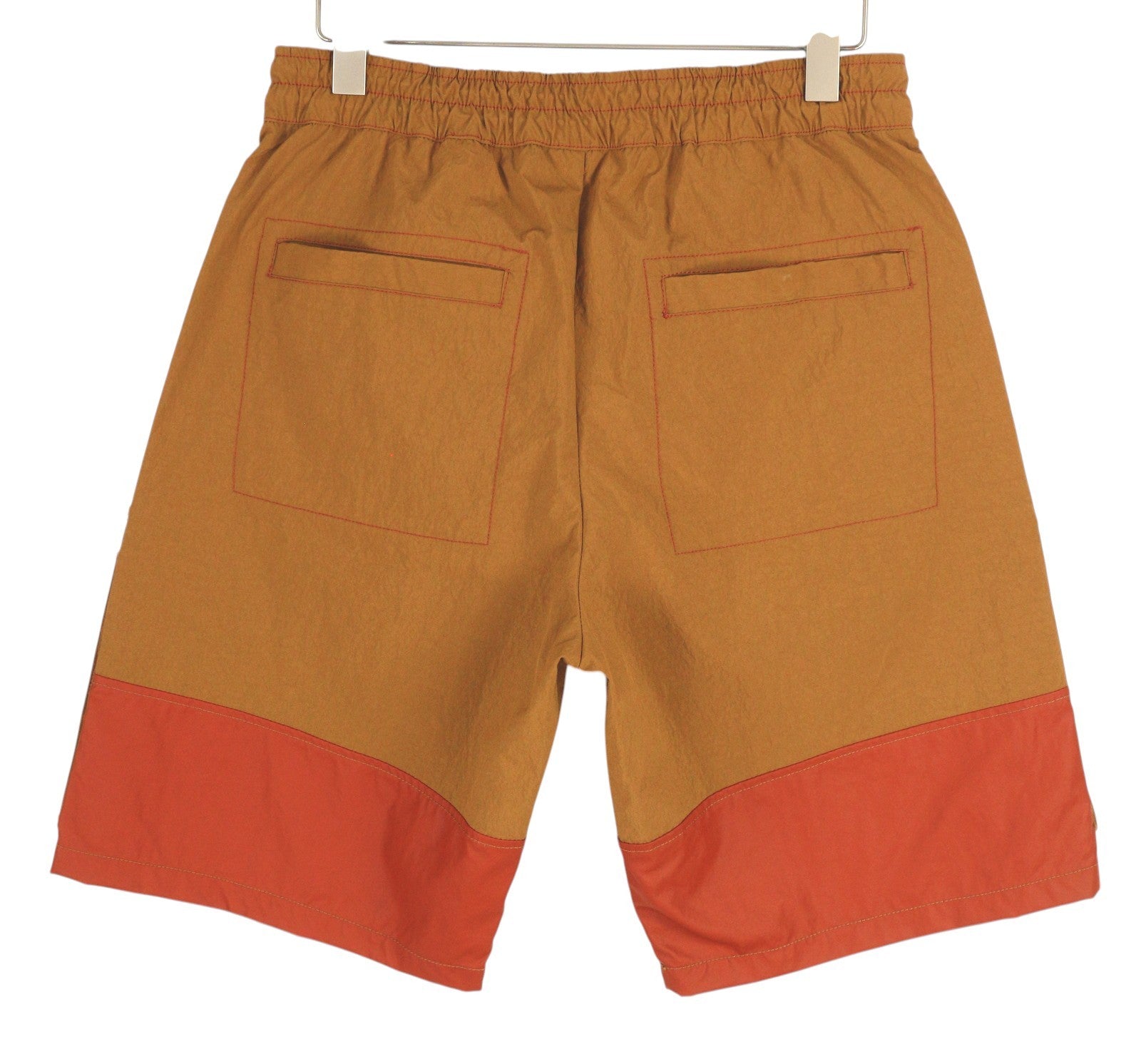 DIESEL P-Glary Men's Shorts W32 Mid Brown Cargo Elastic Pocket Logo RRP175