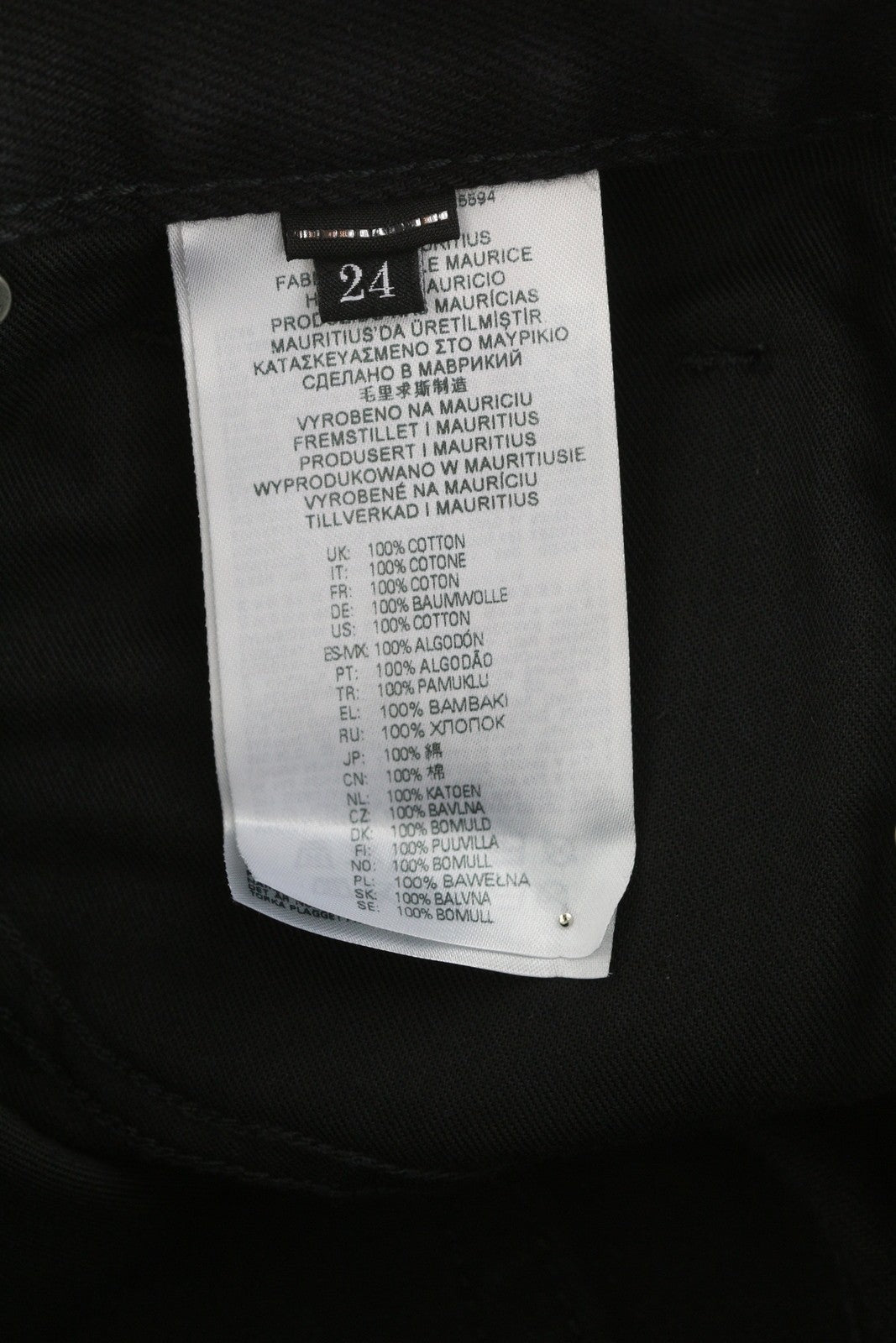 DIESEL De-Reg-R 0ABBV Women's Shorts W24 Black Denim Distressed Zip