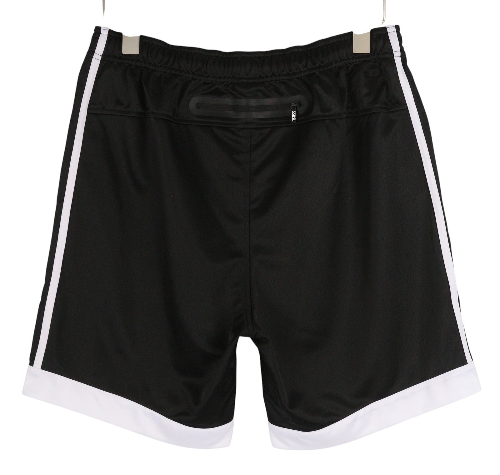 DIESEL Amsb-Stadiom-Wt13 Men's Shorts L Black 55DSL Track Elastic Sports Fit