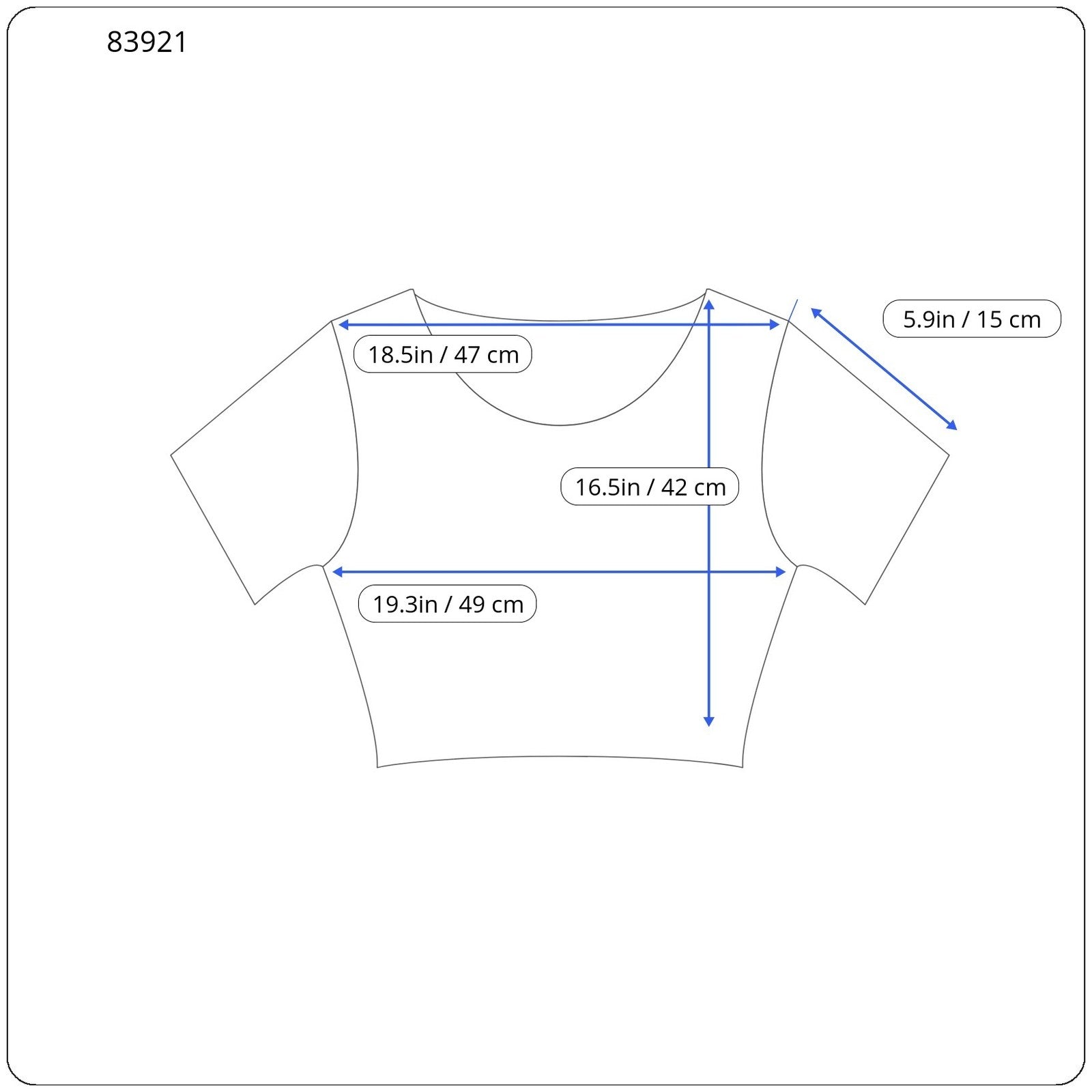 DIESEL Awtee-Briize-Wt28 Women's T-Shirt S Blue Washed Sheer Cropped