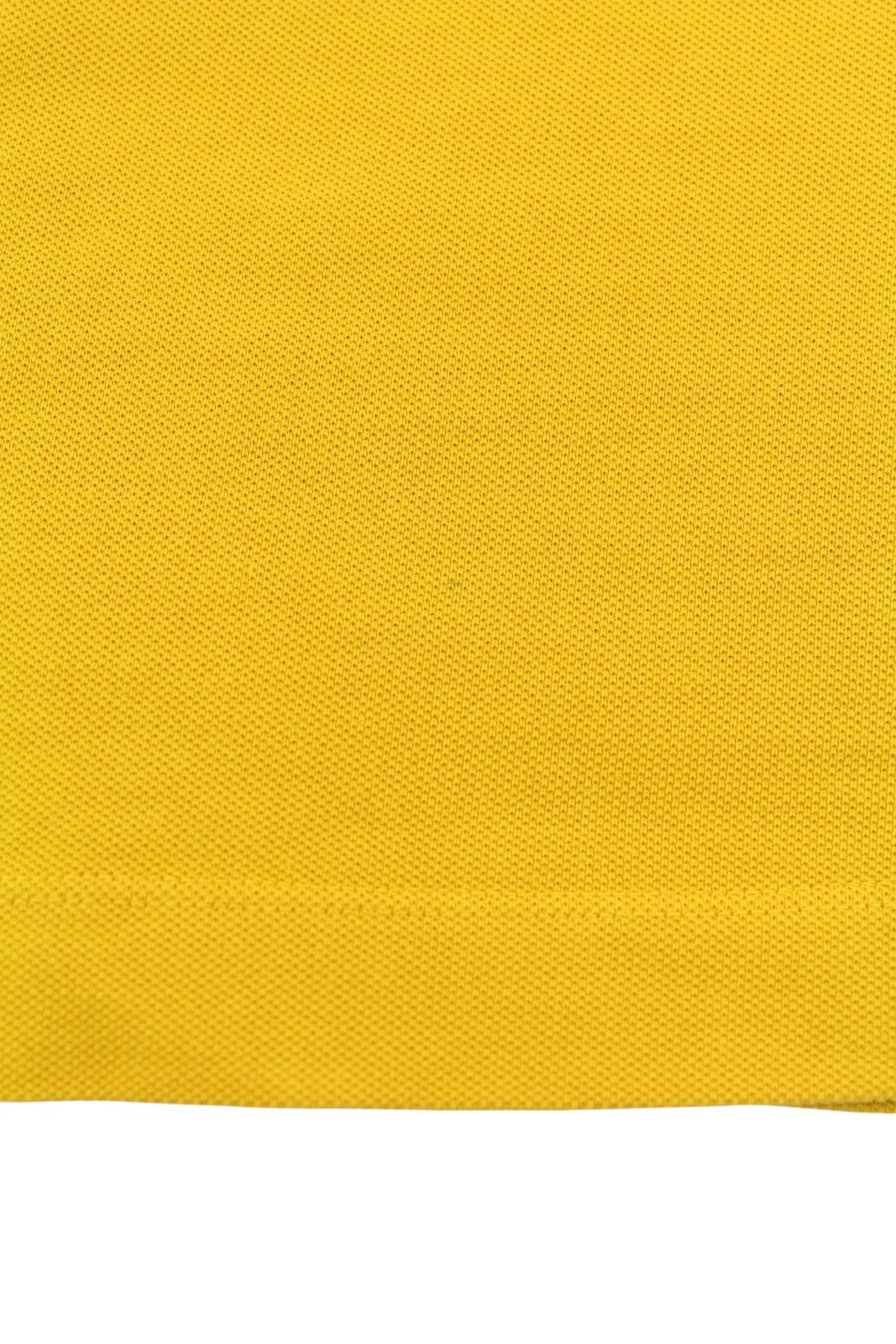 DIESEL T-Polo-Worky Men's T-Shirt L Yellow Cotton Polo Half Button