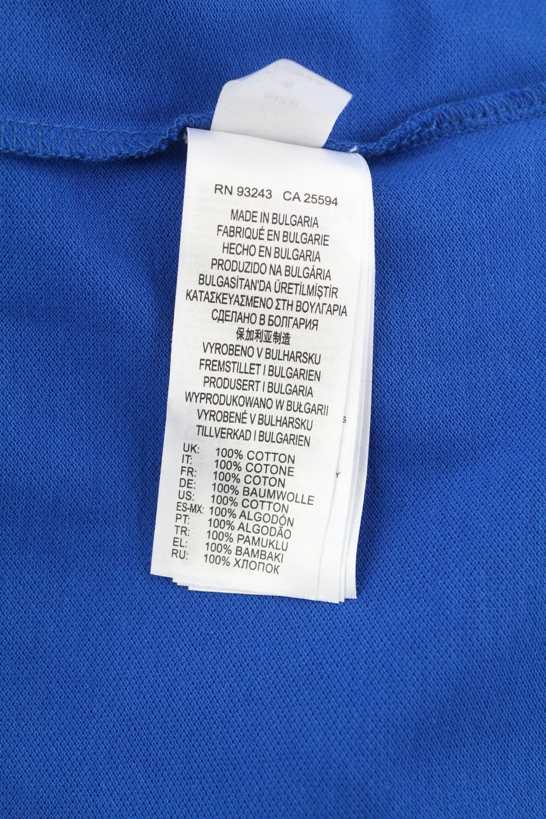 DIESEL T-Kal-Patch Polo Men's T-Shirt S Blue Cotton Half Button Logo