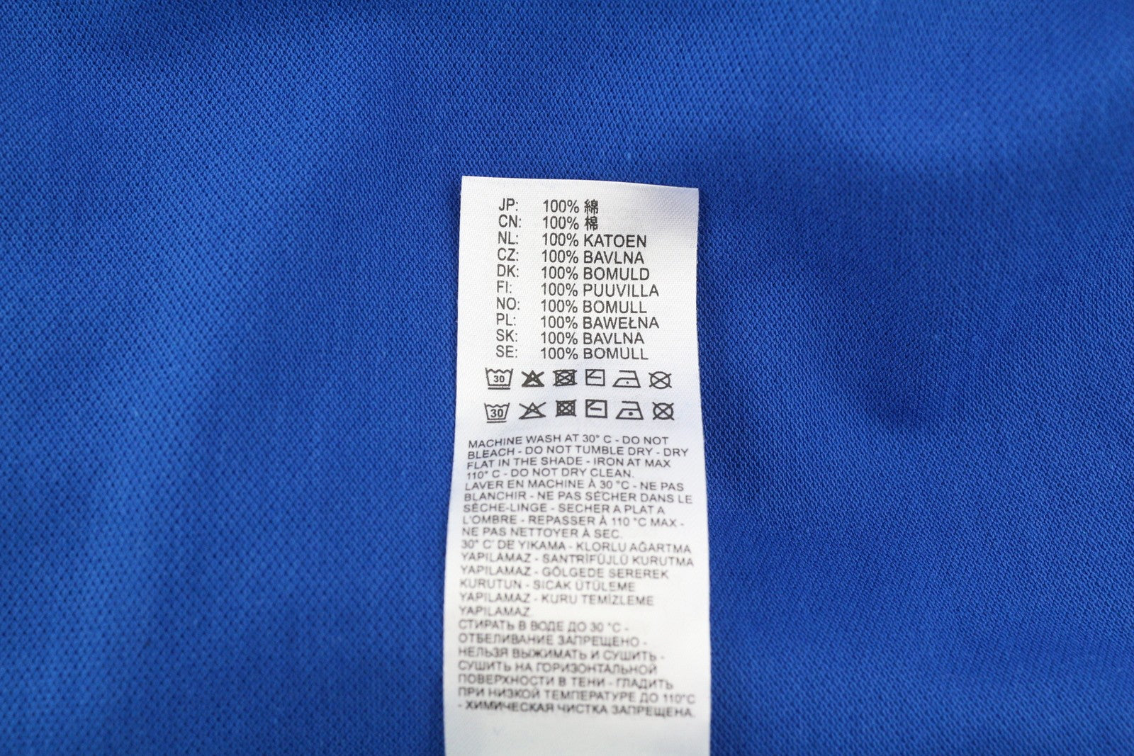 DIESEL T-Kal-Patch Polo Men's T-Shirt S Blue Cotton Half Button Logo