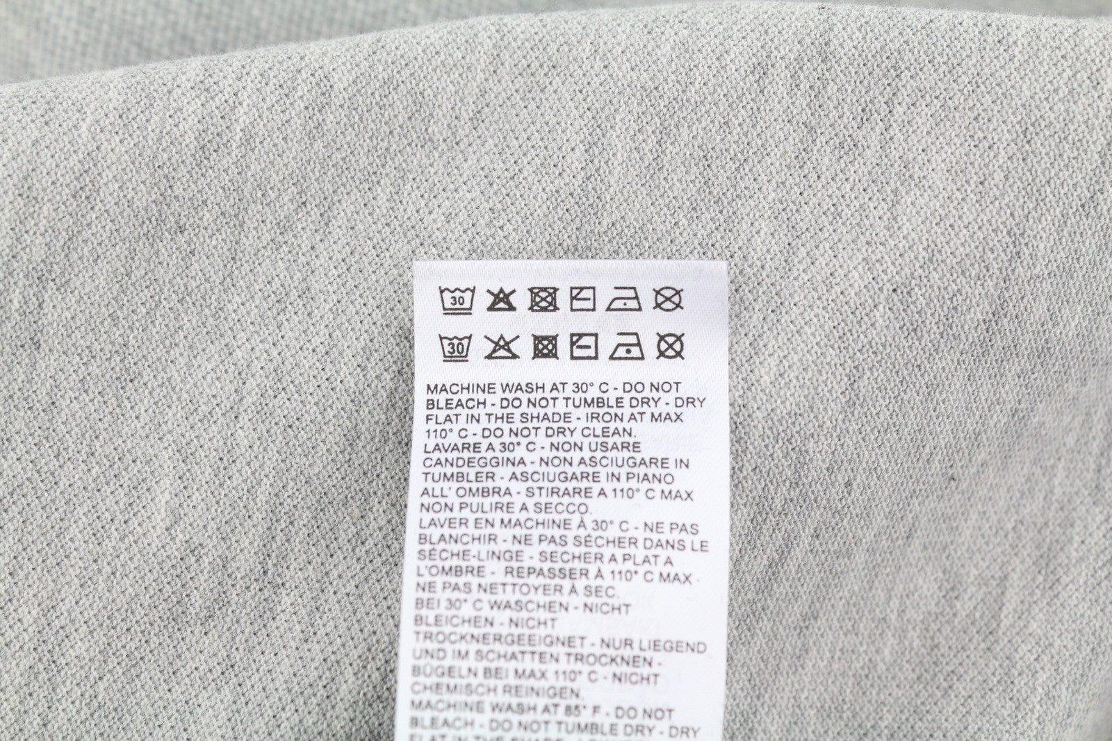 DIESEL T-Weet-Div Polo Men's T-Shirt S Grey Melange Half Button Logo