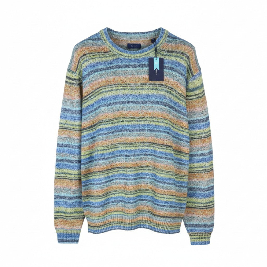 GANT Space Dyed C-Neck Men Jumper 2XL Multicolour Tight-Neck Pullover