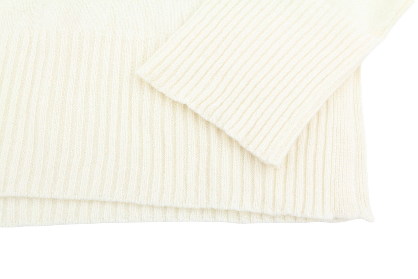 GANT Lounge C-Neck Women Jumper XL Cream Wool Cashmere Knit Pullover