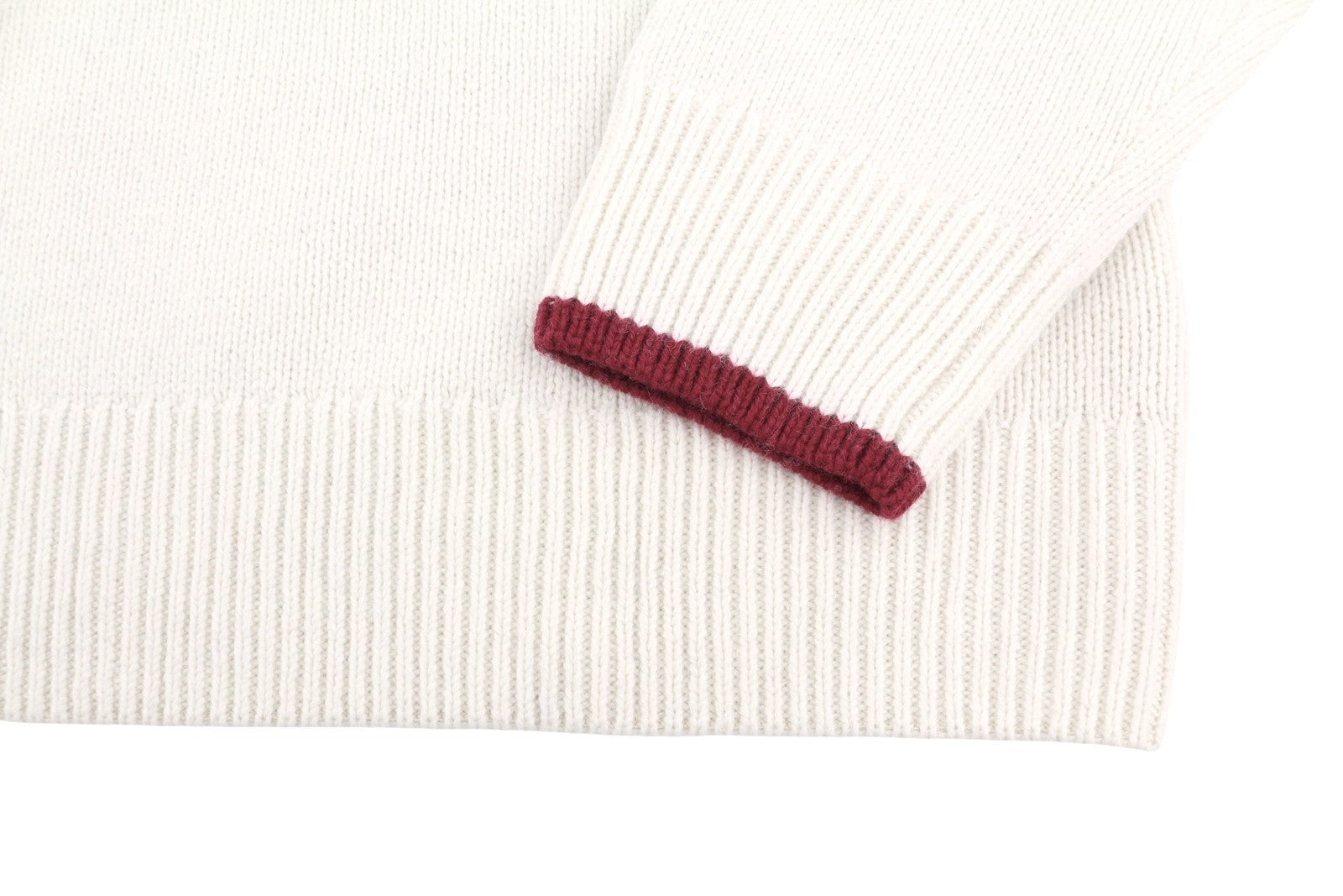 GANT Archive Shield Turtleneck Women Jumper XL Cream Wool Blend Knit Pullover