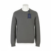 GANT Superfine Lambswool C-Neck Women Jumper L Dark Grey Melange Knit Pullover