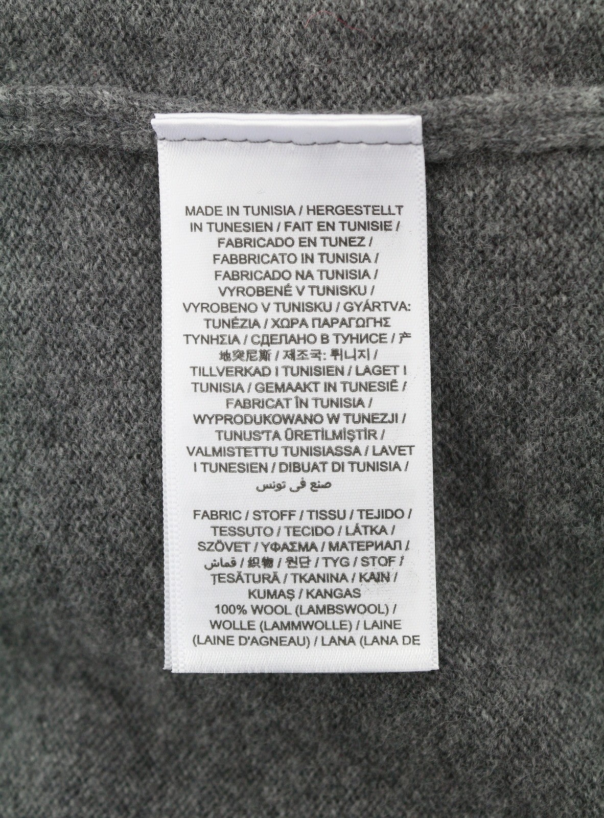 GANT Superfine Lambswool C-Neck Women Jumper L Dark Grey Melange Knit Pullover