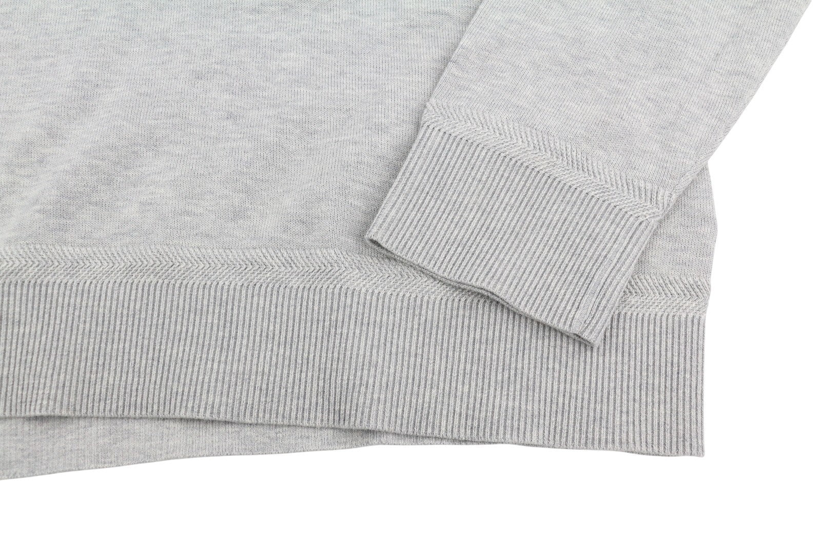 GANT Light Cotton V Neck Women Jumper 2XL Light Grey Melange Knit Pullover