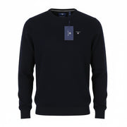 GANT Superfine Lambswool Crew Women Jumper S Marine Tight-Knit Pullover