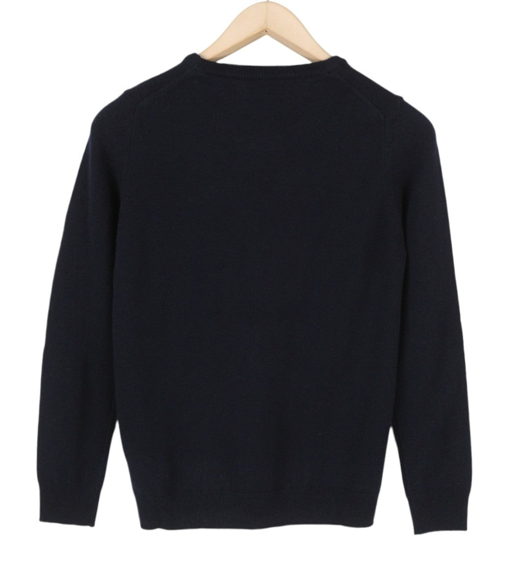GANT Superfine Lambswool Crew Women Jumper S Marine Tight-Knit Pullover
