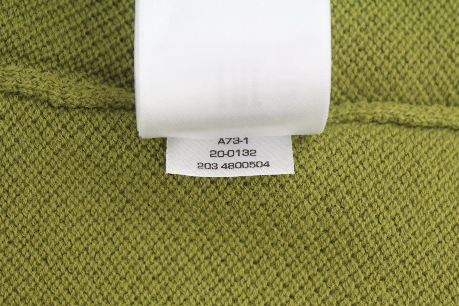 GANT Cotton Pique C-Neck Women Jumper 2XL Olive Green Waffle-Knit Pullover