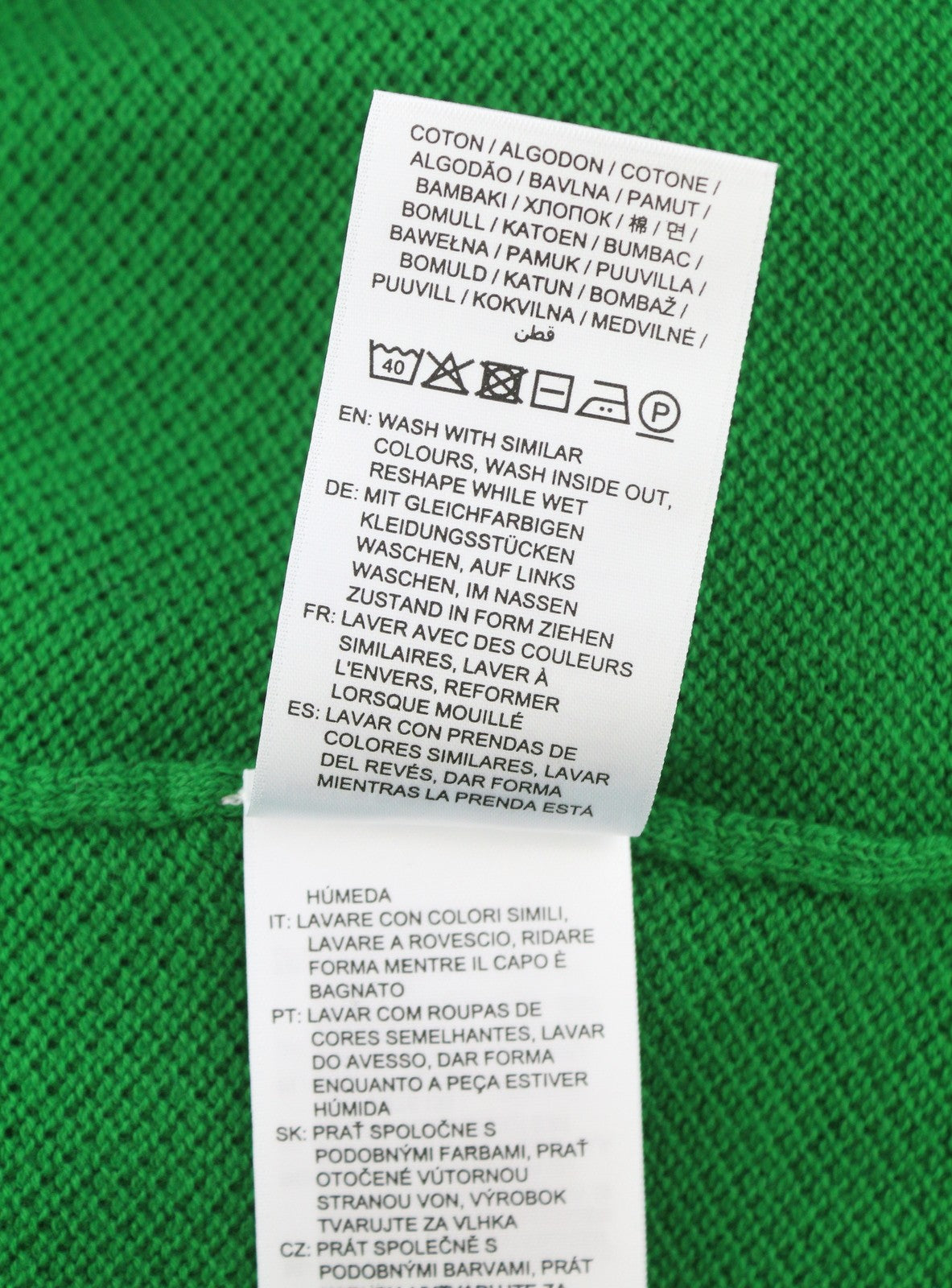 GANT Cotton Pique Cardigan Women Jumper M Lavish Green Button-Up Waffle-Knit