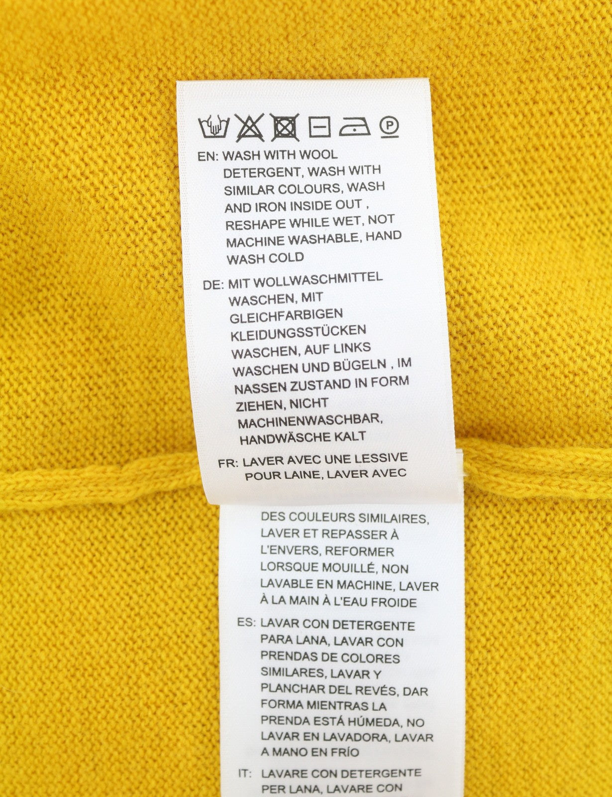 GANT Extrafine Lambswool V-Neck Women Jumper XS Ivy Gold Knit Pullover