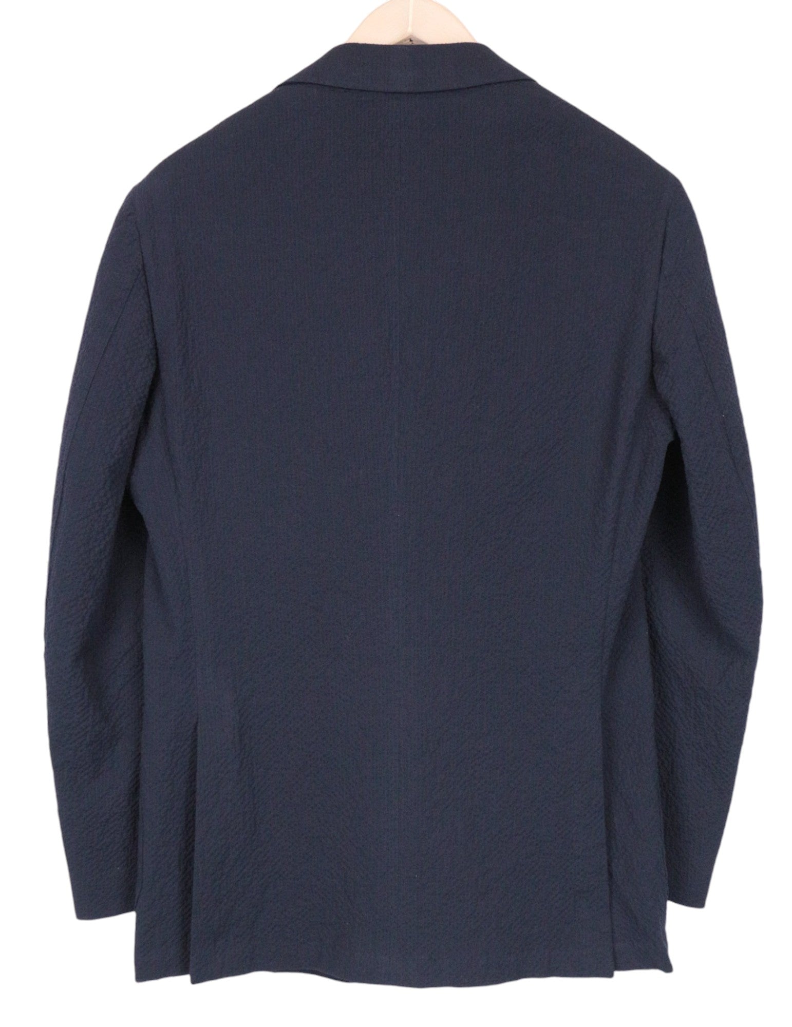 SUITSUPPLY Havana Patch Men's UK38R Navy Slim Cotton Stretch Suit 2-Piece