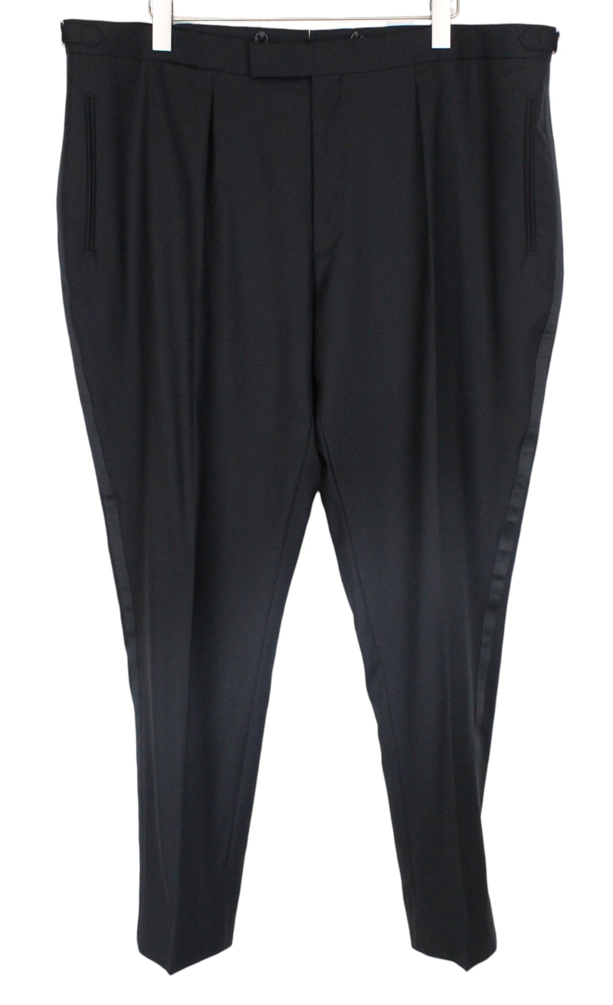 SUITSUPPLY La Spalla Men's Suit UK52S Slim Black Tux Wool 2Pc Perennial