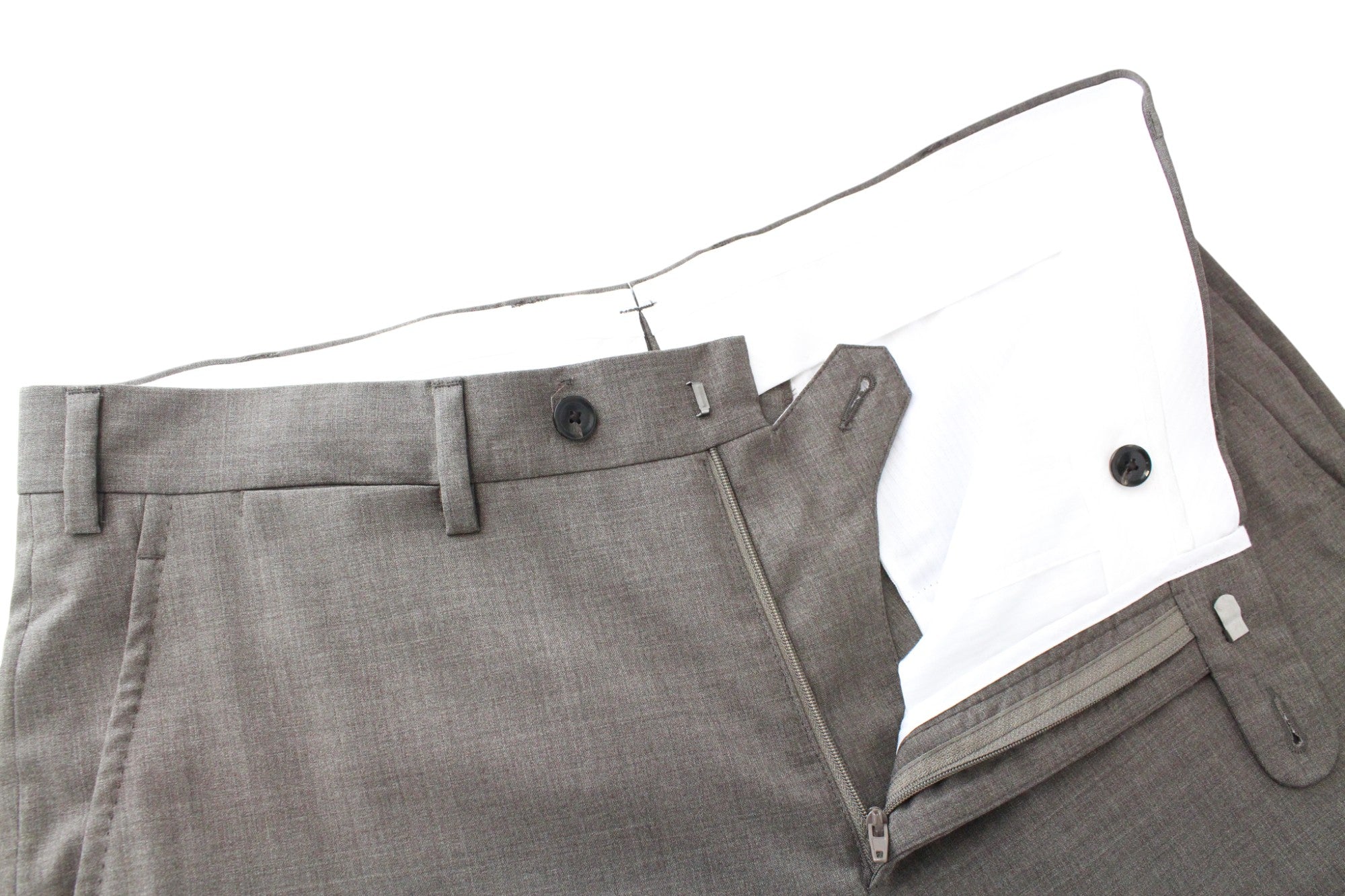 SUITSUPPLY Havana Patch Men's Suit UK40R Wool S120s Light Brown Slim 2 Piece