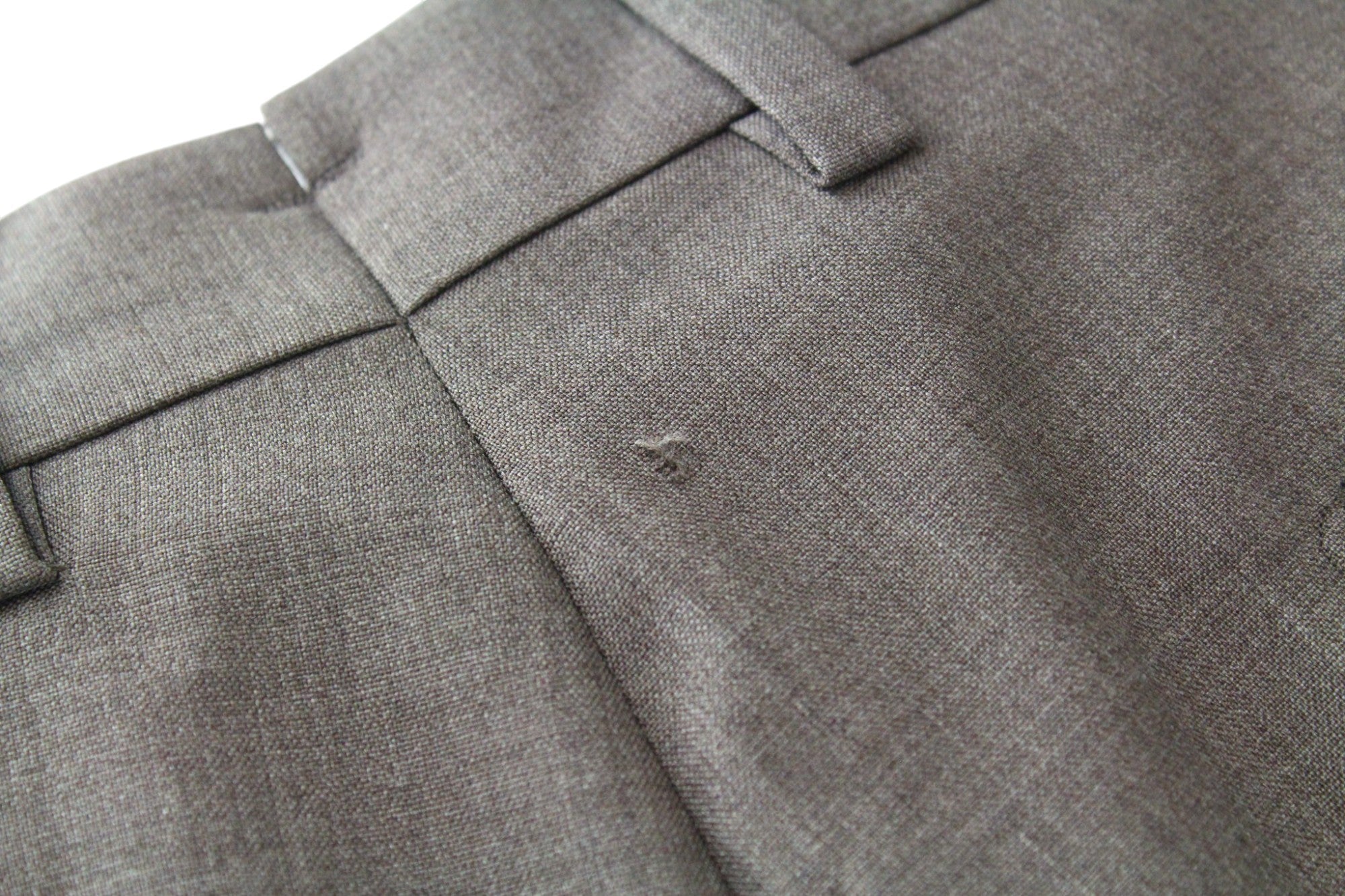 SUITSUPPLY Havana Patch Men's Suit UK40R Wool S120s Light Brown Slim 2 Piece