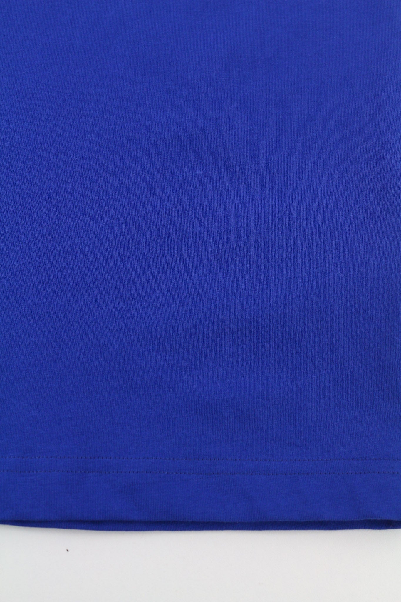 JOHN RICHMOND Men's T-Shirt M Blue Crew Neck Yellow Short Sleeve All Season