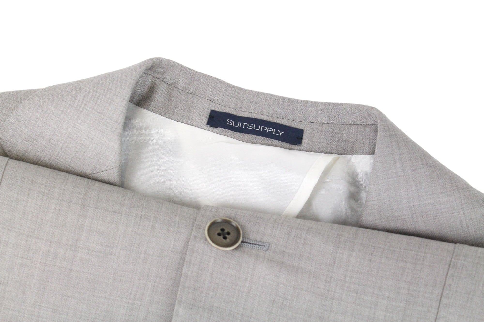 SUITSUPPLY La Spalla Men's Suit UK38R Brown Melange 2Pc Slim Wool Perennial