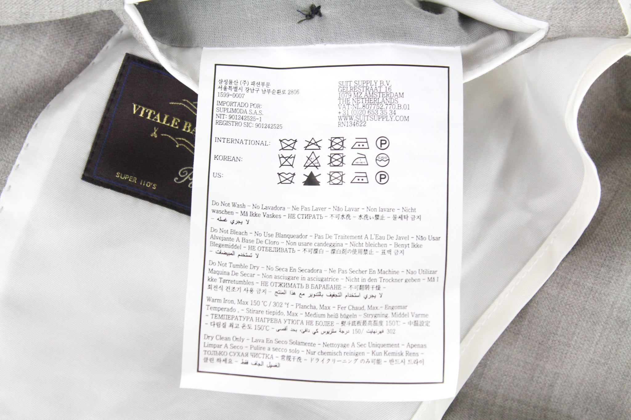 SUITSUPPLY La Spalla Men's Suit UK38R Brown Melange 2Pc Slim Wool Perennial