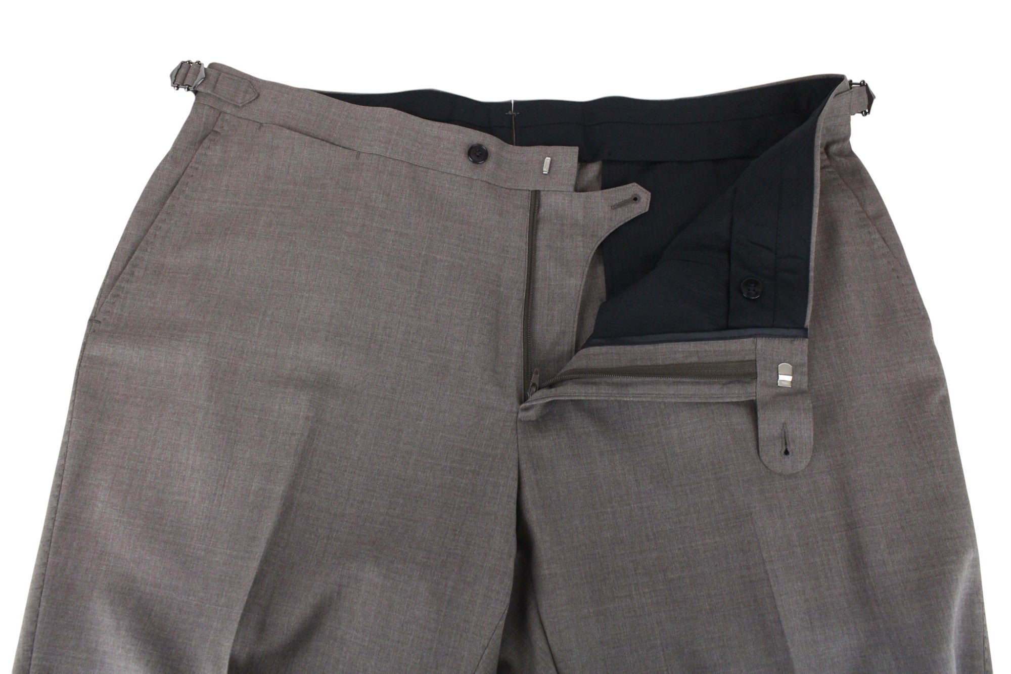 SUITSUPPLY La Spalla Men's Suit UK48R Brown Slim Wool Tropical S120 2Pc Melange