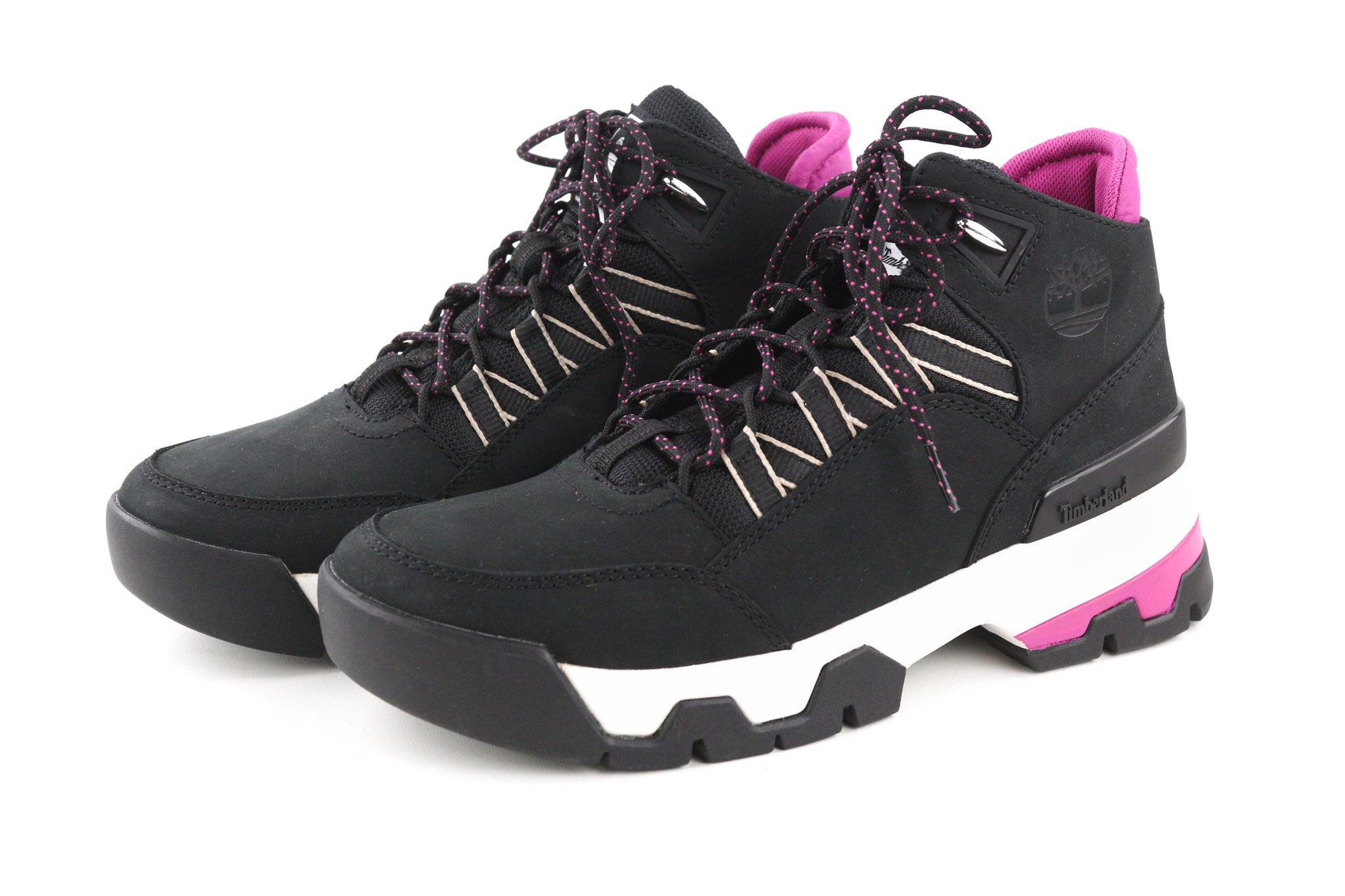 TIMBERLAND A2H41-A6319 Women's Shoes EU37.5/38 Black Leather Lace-Up