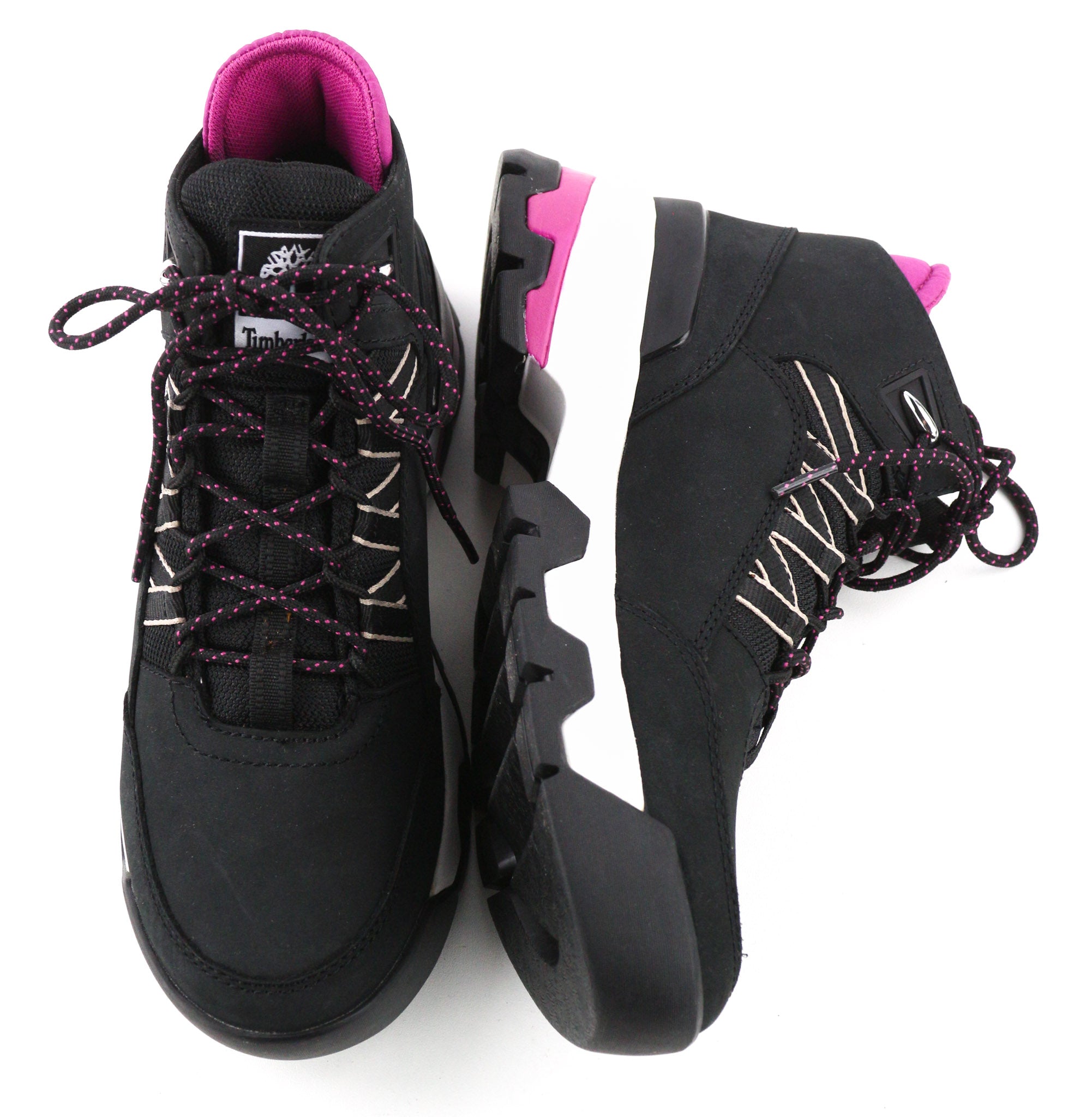 TIMBERLAND A2H41-A6319 Women's Shoes EU37.5/38 Black Leather Lace-Up