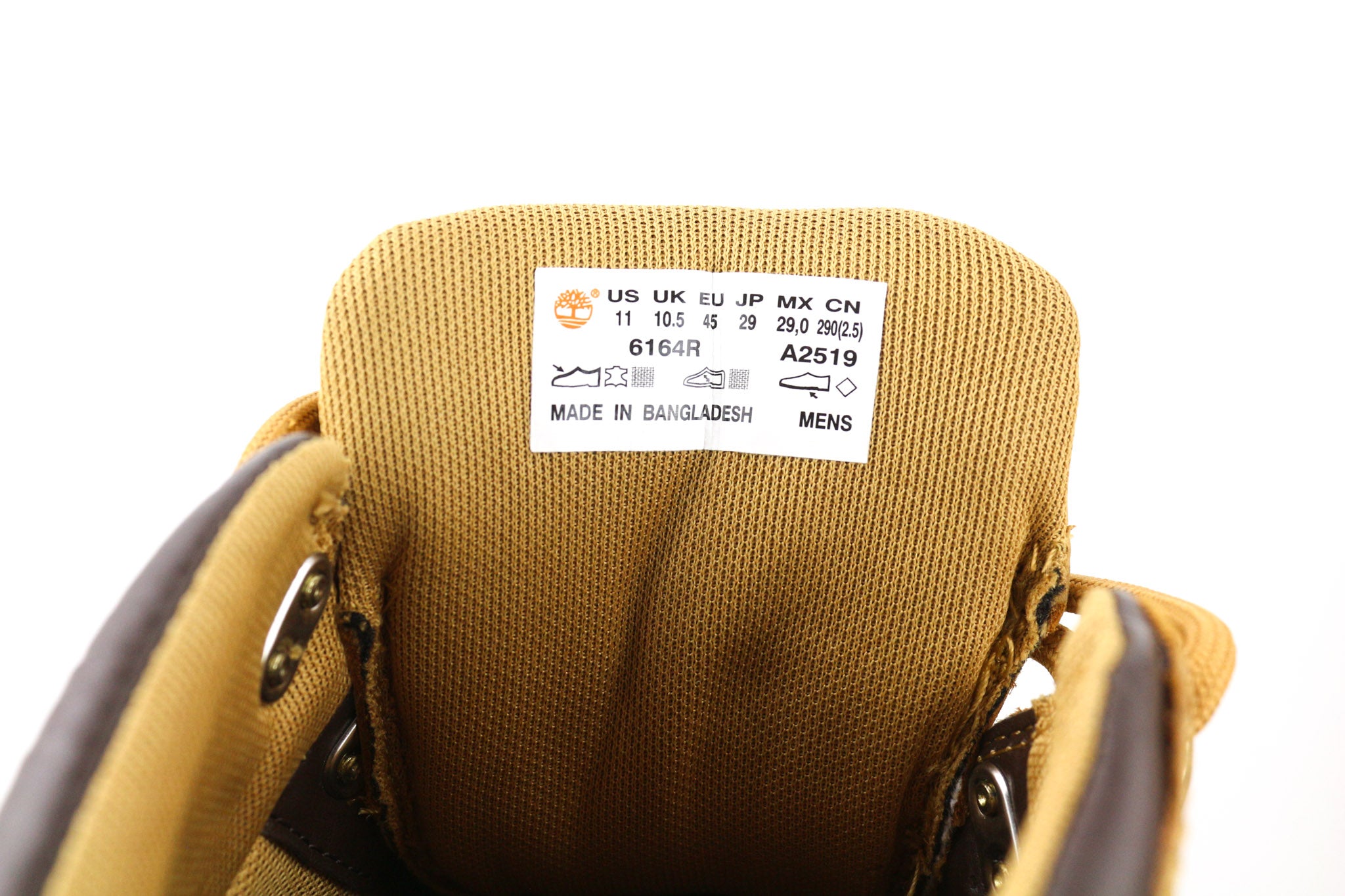 TIMBERLAND 6164R-A2519 Men's Shoes EU45/45.5 Brown Leather High-Top