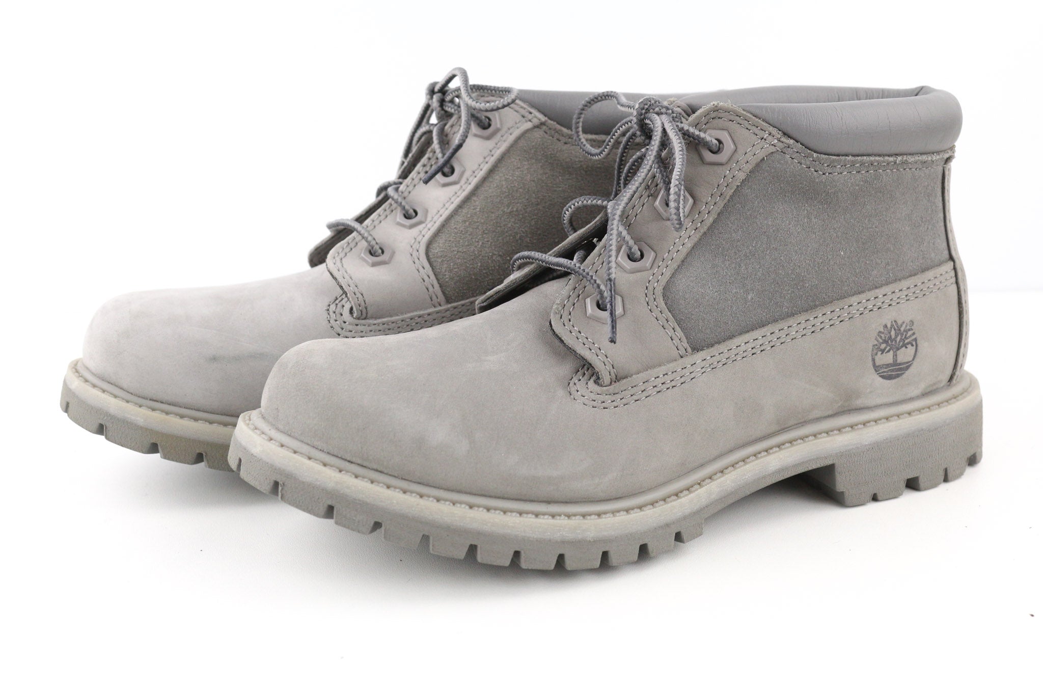 TIMBERLAND A1GYX-A3198 Women's Shoes EU37.5/38 Grey Leather High-Top