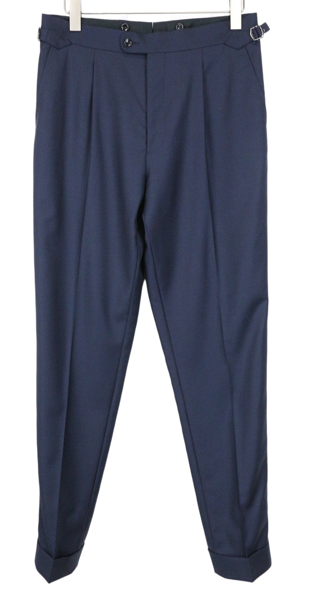 SUITSUPPLY La Spalla Men's Suit UK38R Blue Slim Wool 2Pc Melange S110s Perennial