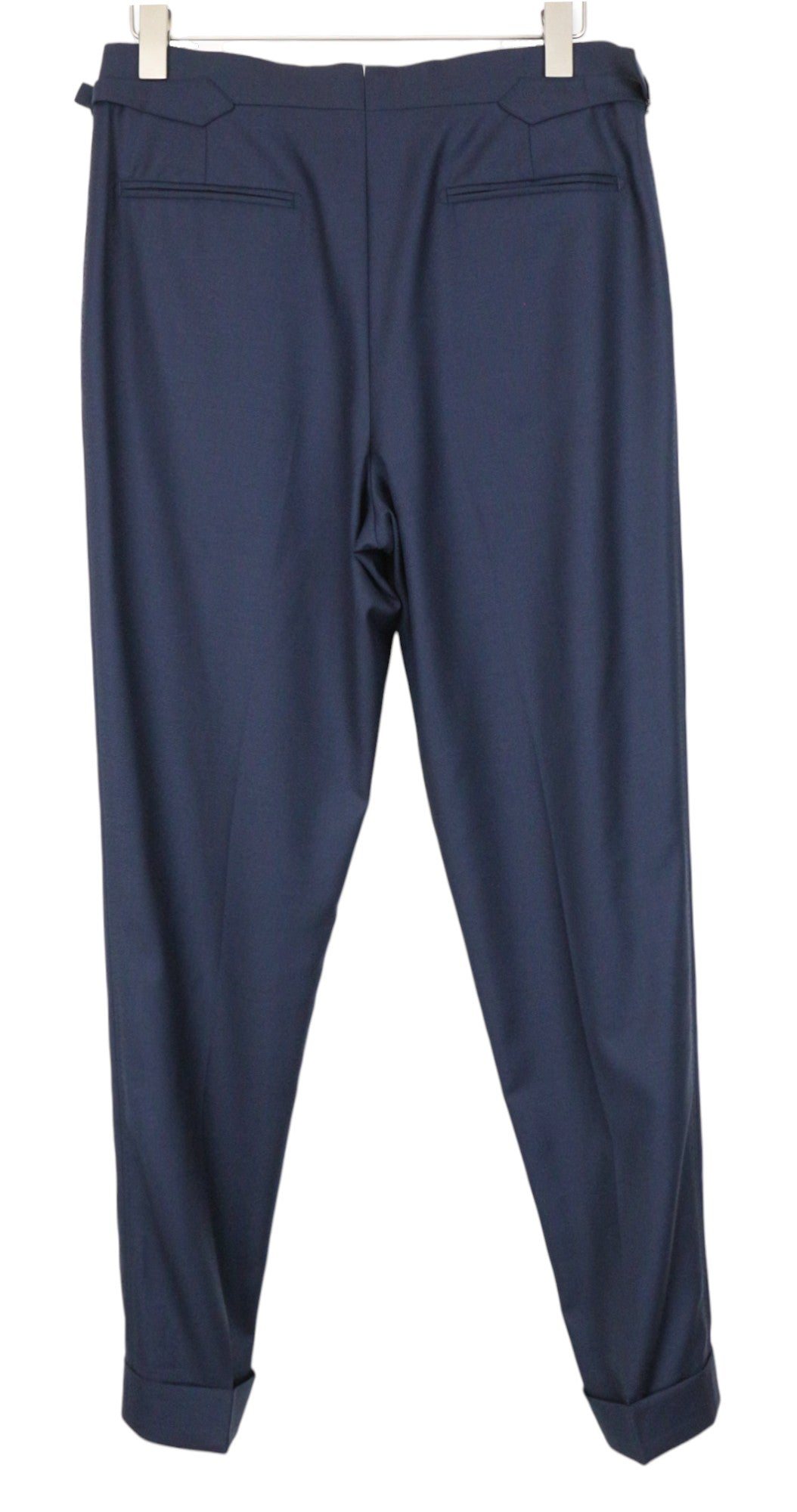 SUITSUPPLY La Spalla Men's Suit UK38R Blue Slim Wool 2Pc Melange S110s Perennial