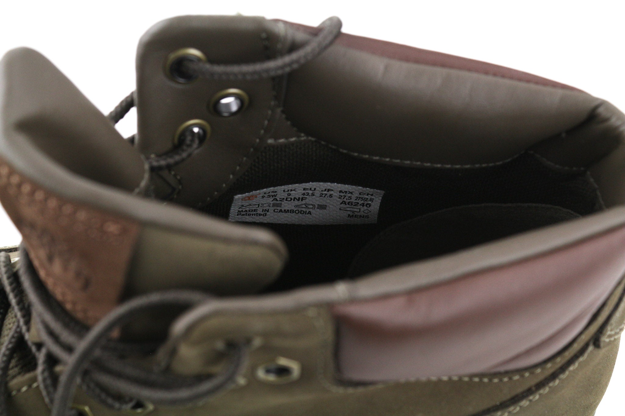 TIMBERLAND A2DNF-A6246 Men's Shoes EU43.5/44 Khaki Leather High-Top