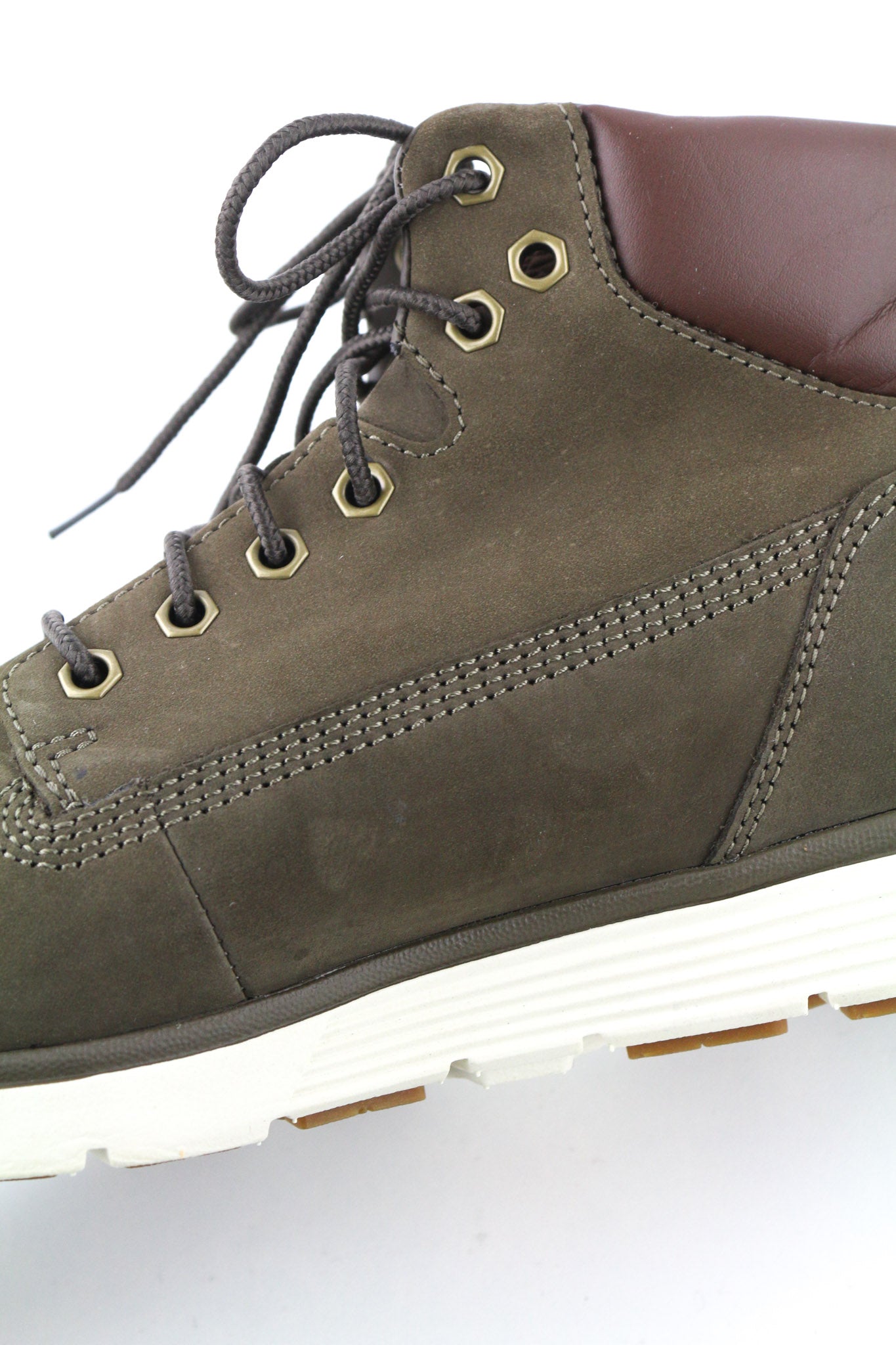 TIMBERLAND A2DNF-A6246 Men's Shoes EU43.5/44 Khaki Leather High-Top