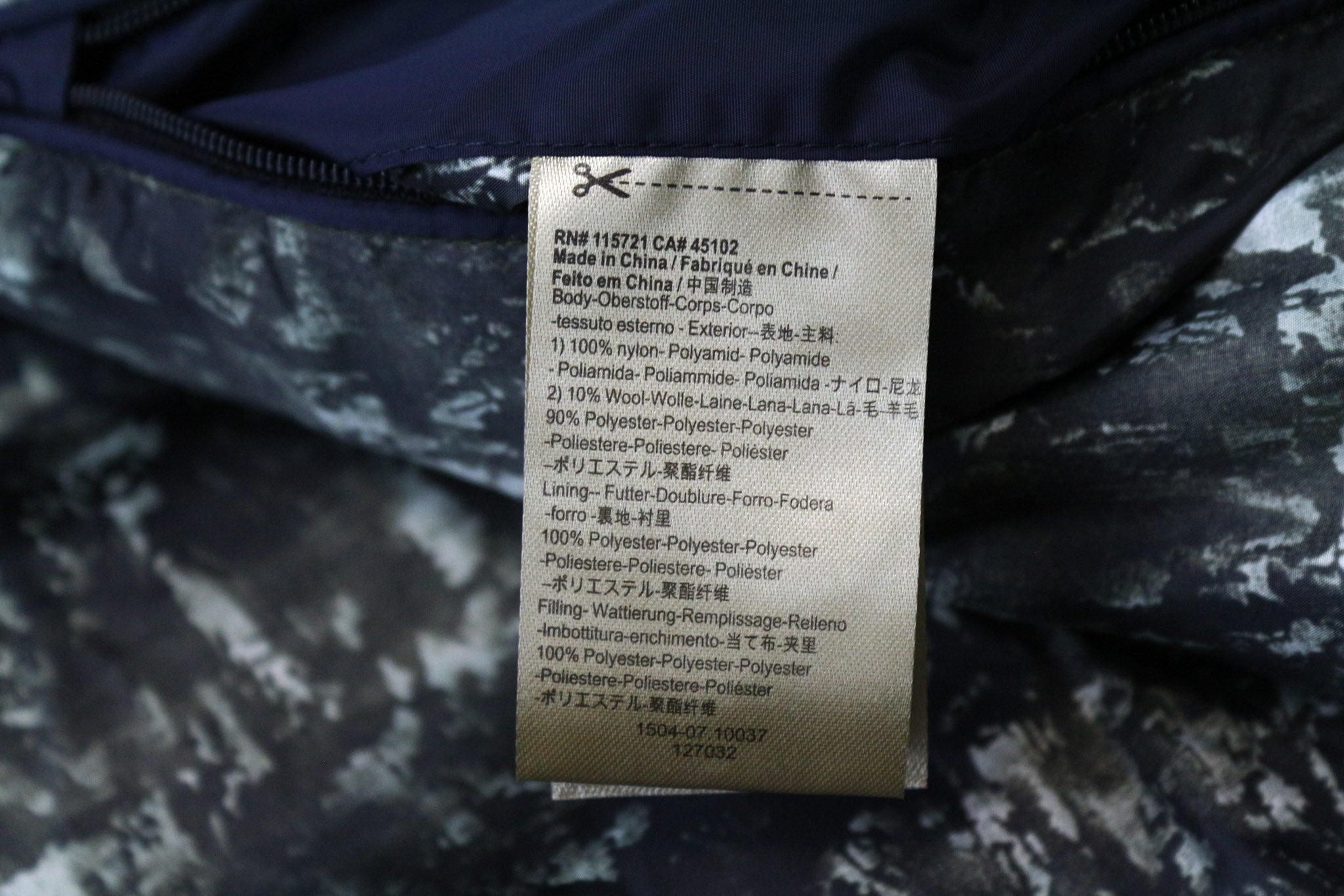 SCOTCH &amp; SODA Ams Couture vyriška striukė 2XL pilkai mėlyna vilnos mišinio 2in1 liemenė 