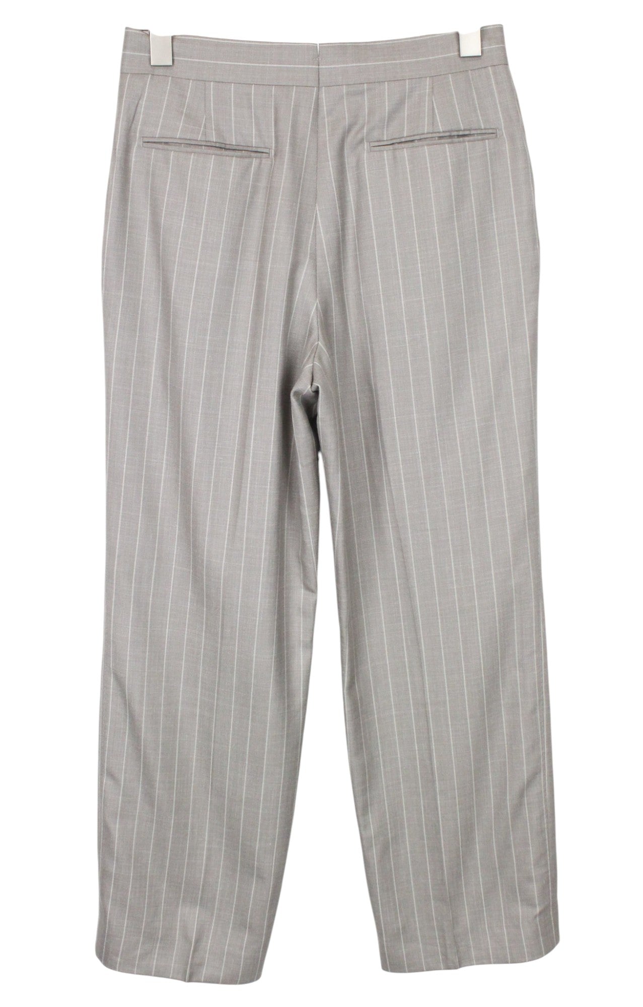 SUITSUPPLY La Spalla Men's UK34S Suit Taupe Striped Wool Silk Linen 3 Piece