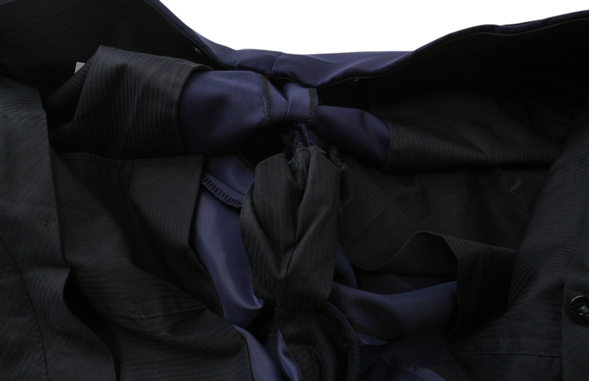 SUITSUPPLY Lazio Tuxedo Men's Suit UK42R Blue Slim S130s Wool 3Pc Peak Lapel