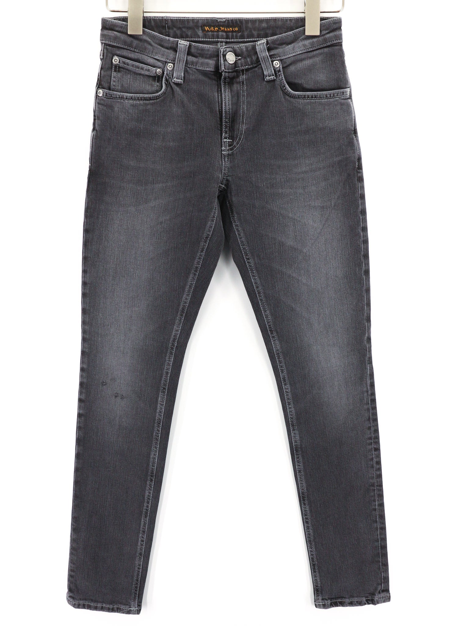 NUDIE JEANS Skinny Lin Men's Jeans W28/L30 Tight Stretch Shimmer Grey